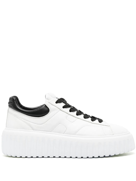 logo-embroidered low-top sneakers