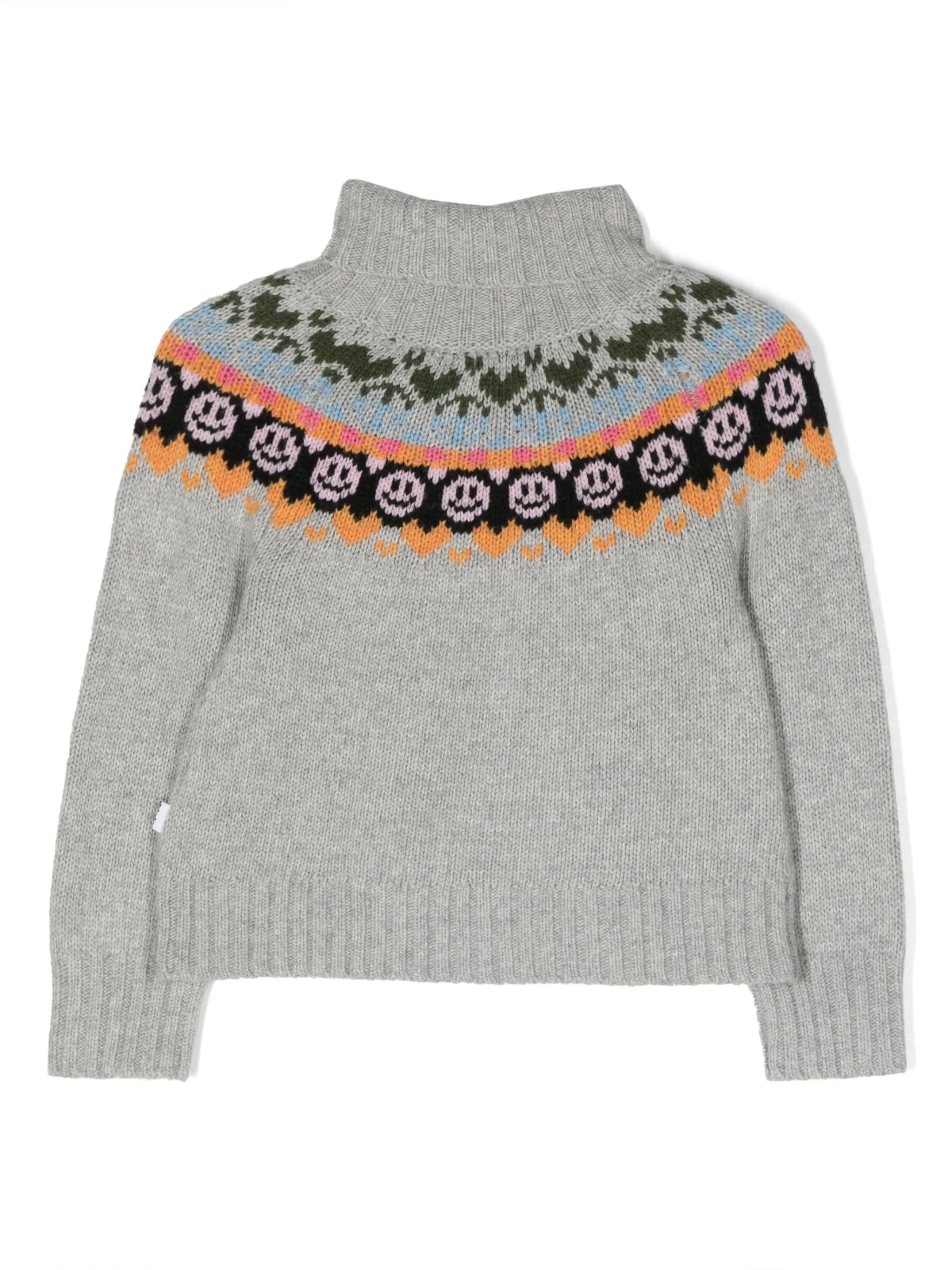 Gimla intarsia roll-neck jumper