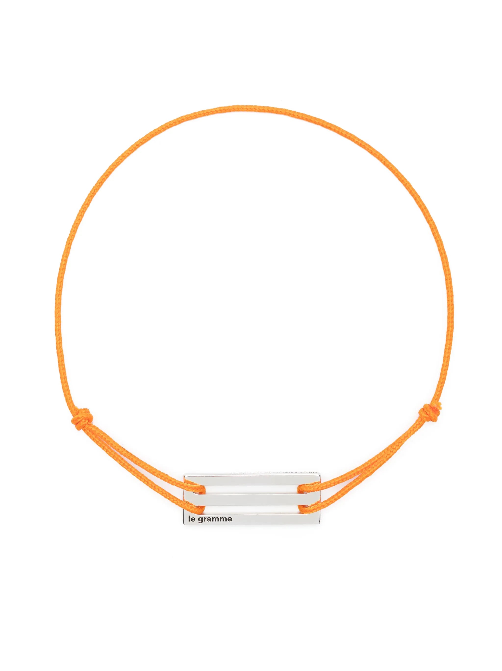 2,5g sterling silver cord bracelet