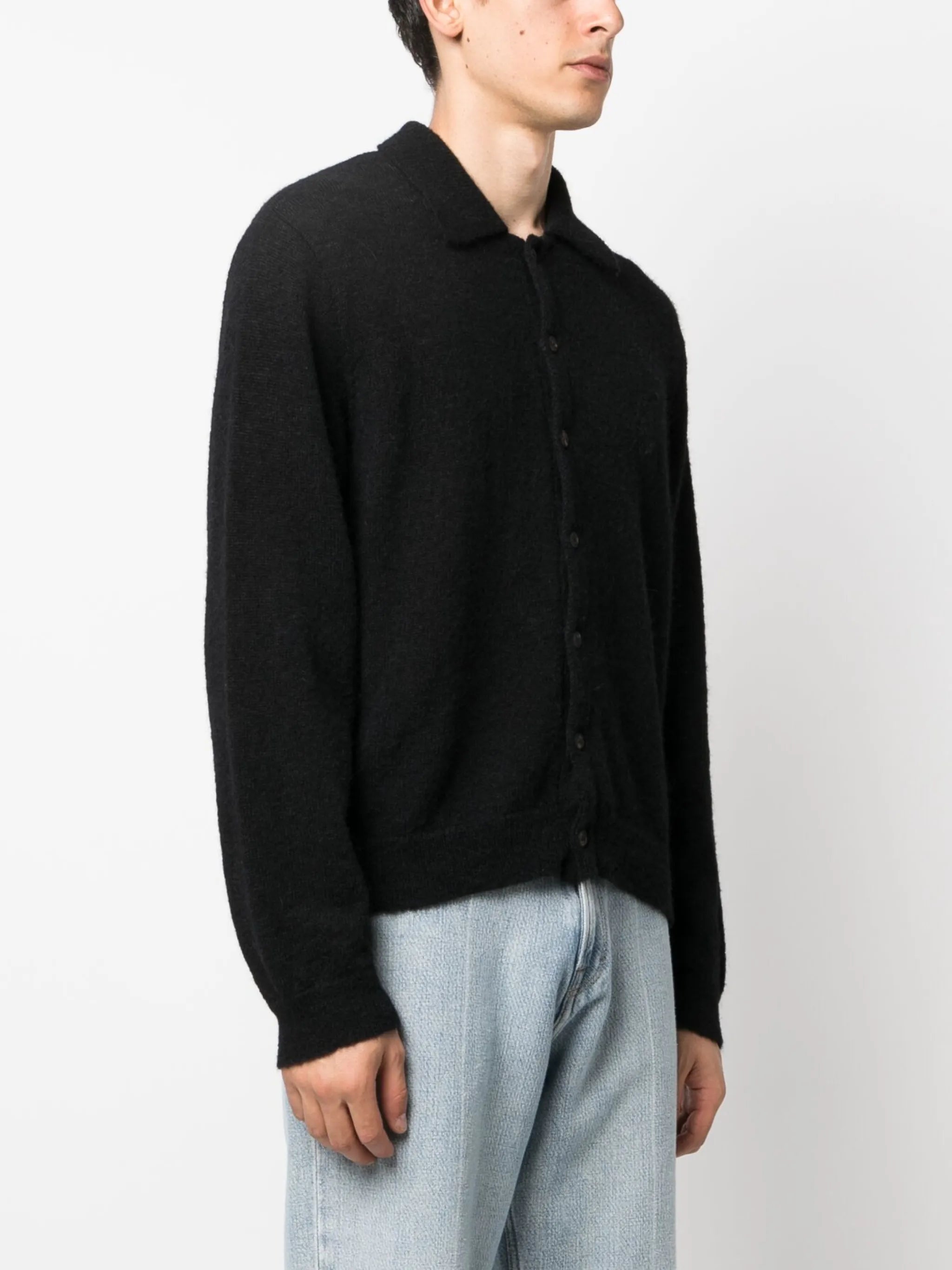 buttoned cardigan