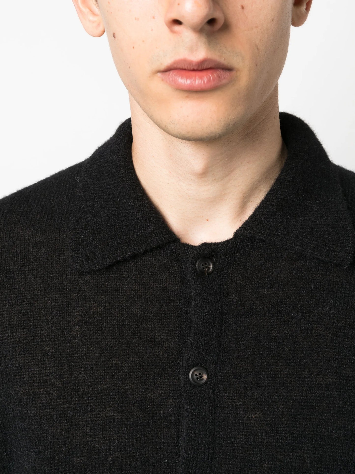 buttoned cardigan