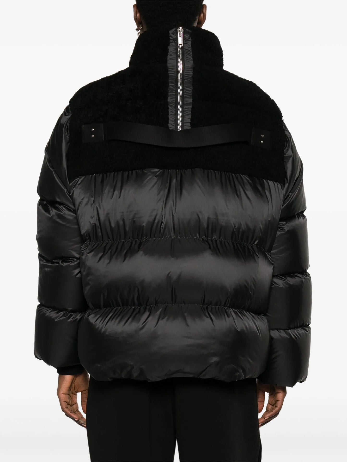 Cyclopic shearling padded coat