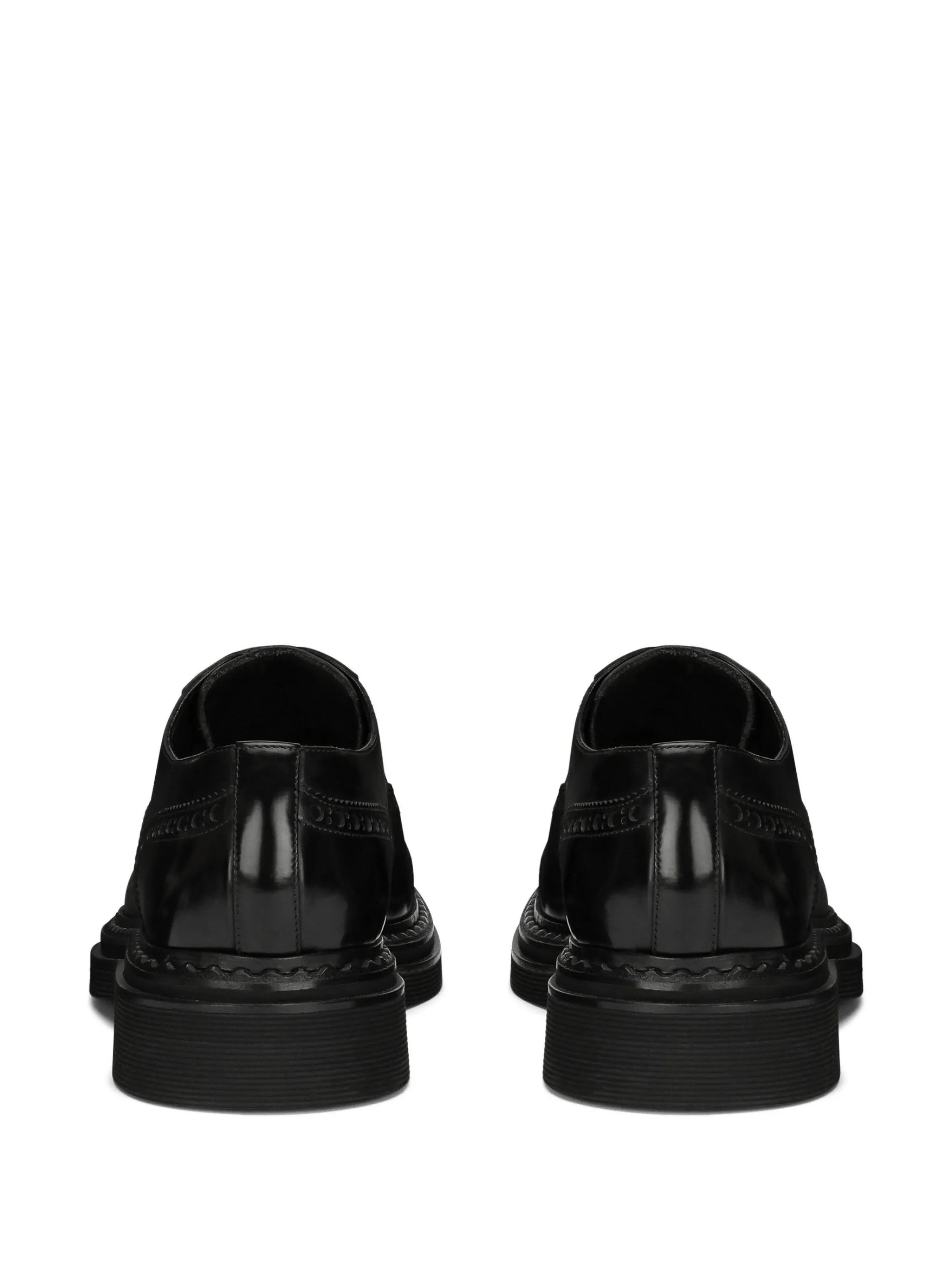 brushed calfskin oxford shoes