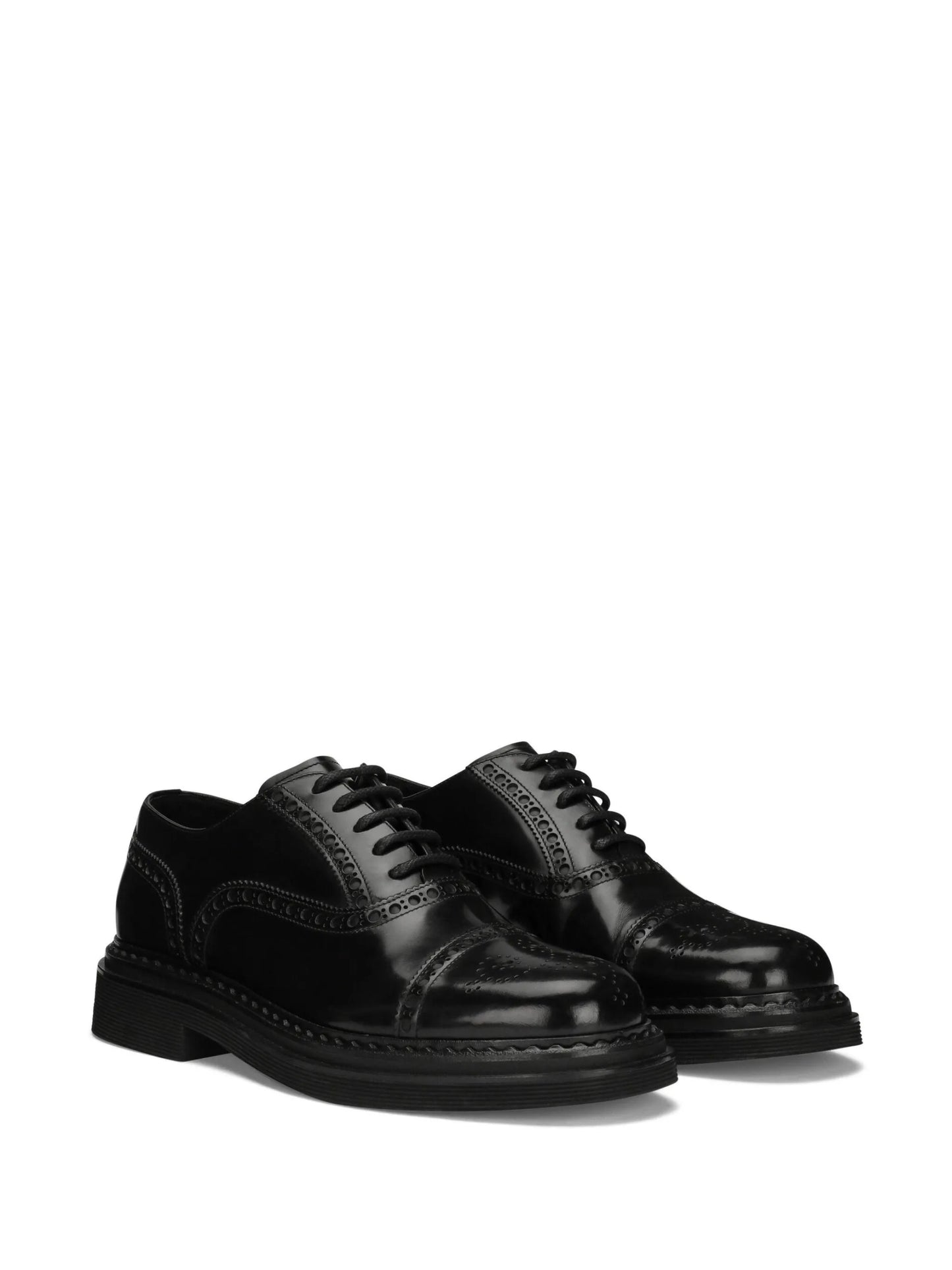 brushed calfskin oxford shoes