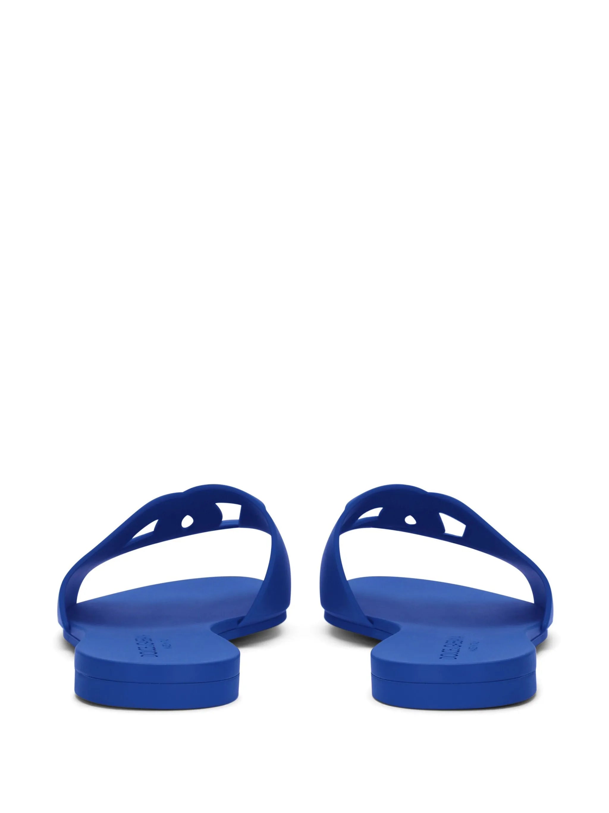 logo-lettering open-toe slides