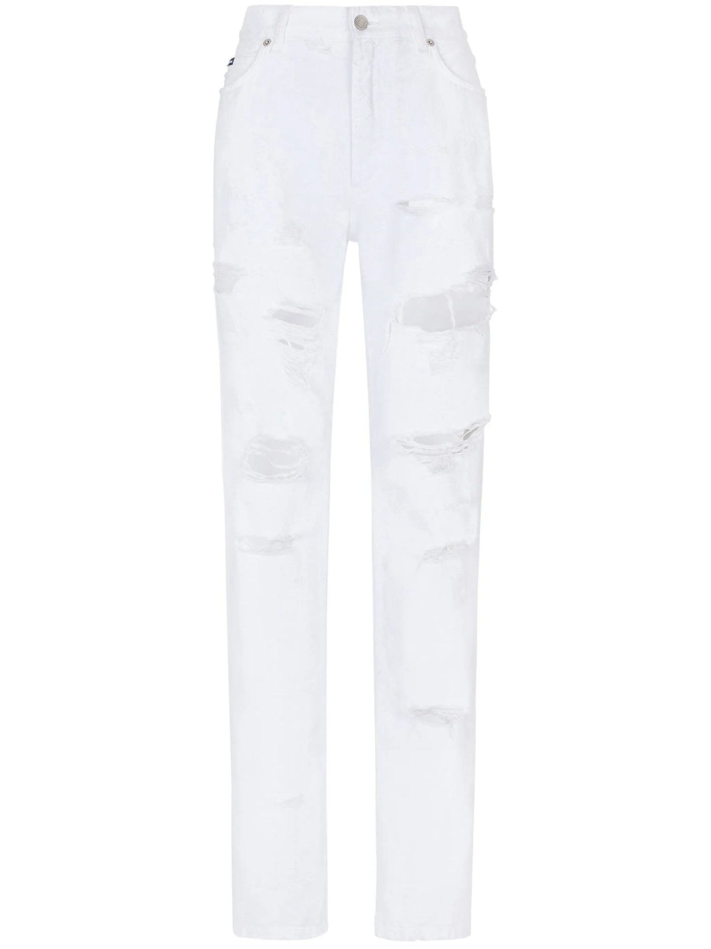 distressed boyfriend jeans