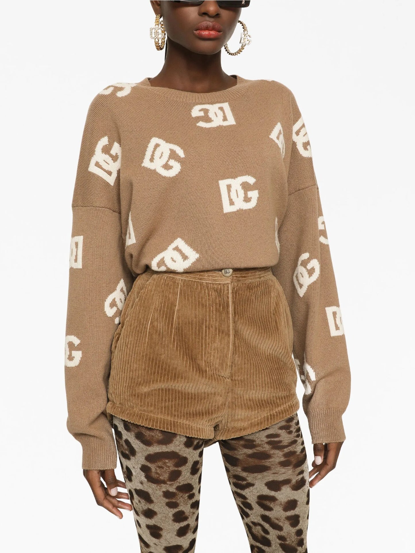 DG monogram virgin wool jumper
