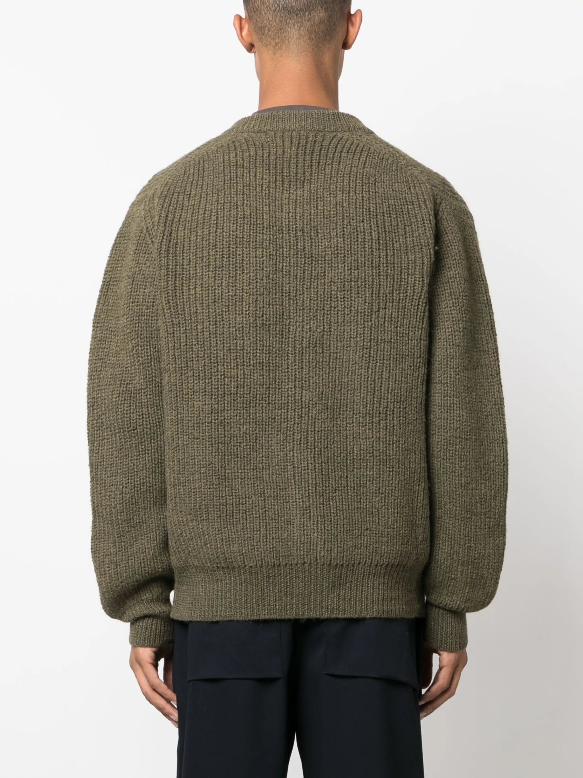 Dansa intarsia-knit cardigan