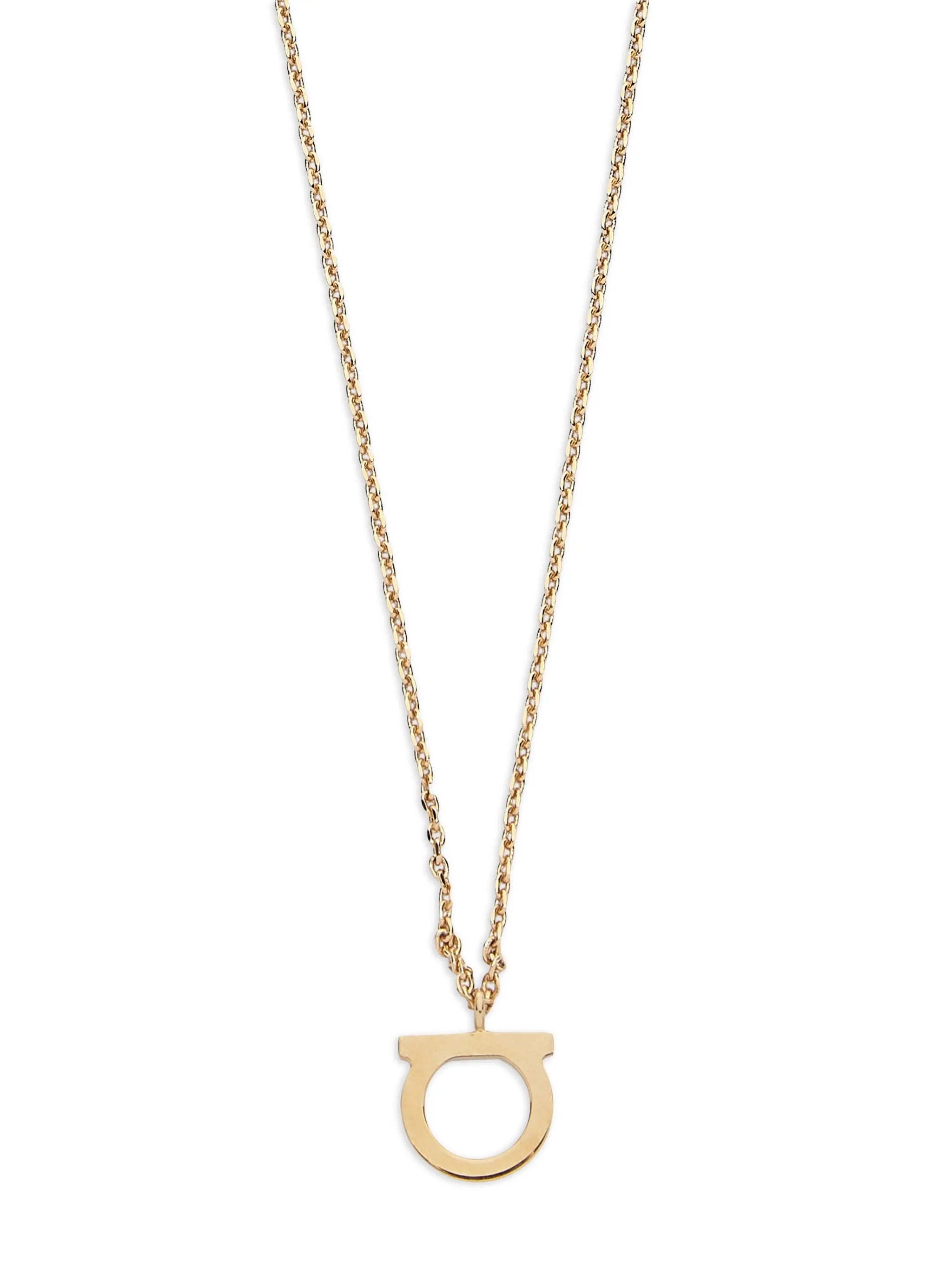 Gancini charm necklace