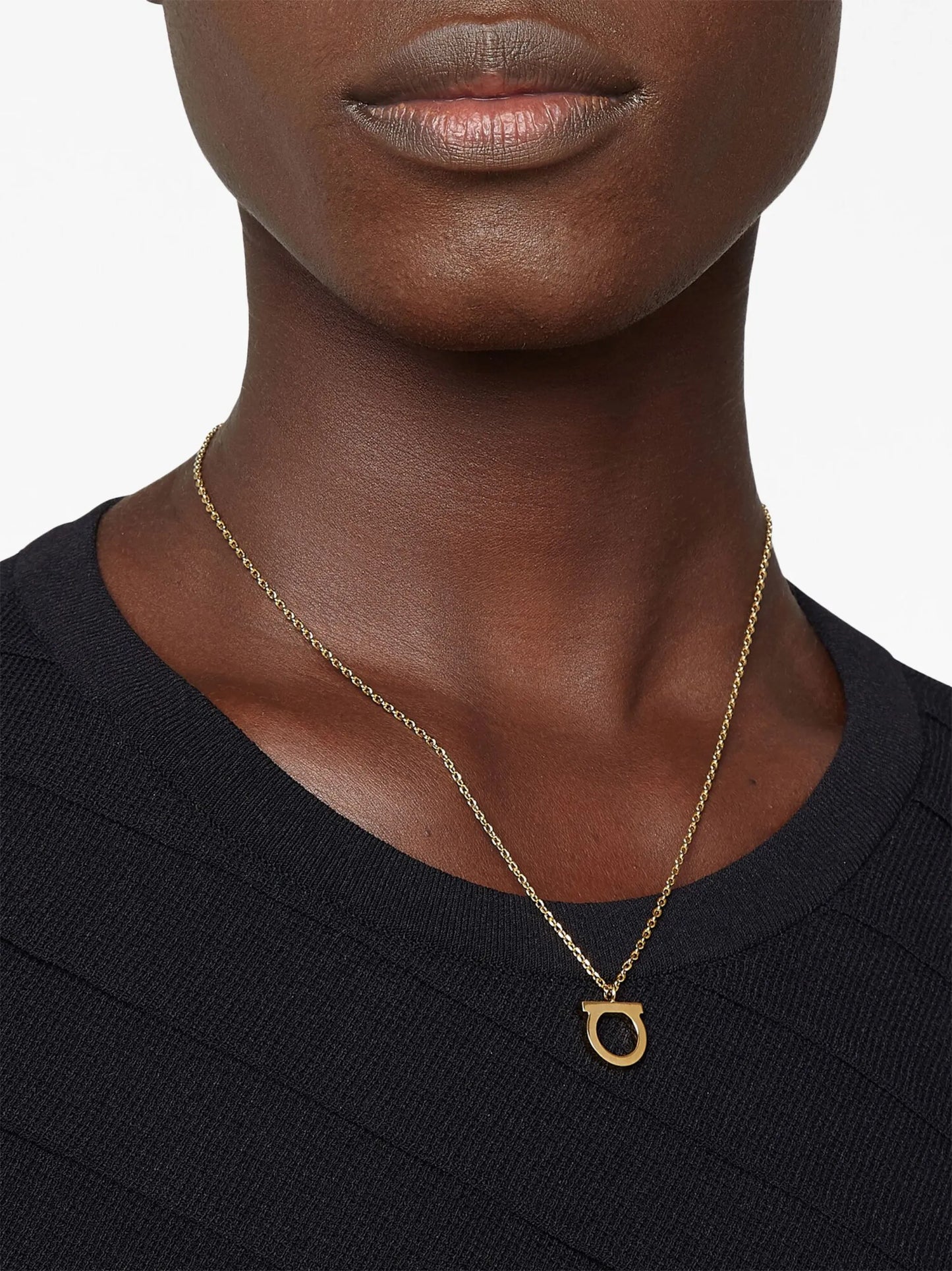 Gancini charm necklace
