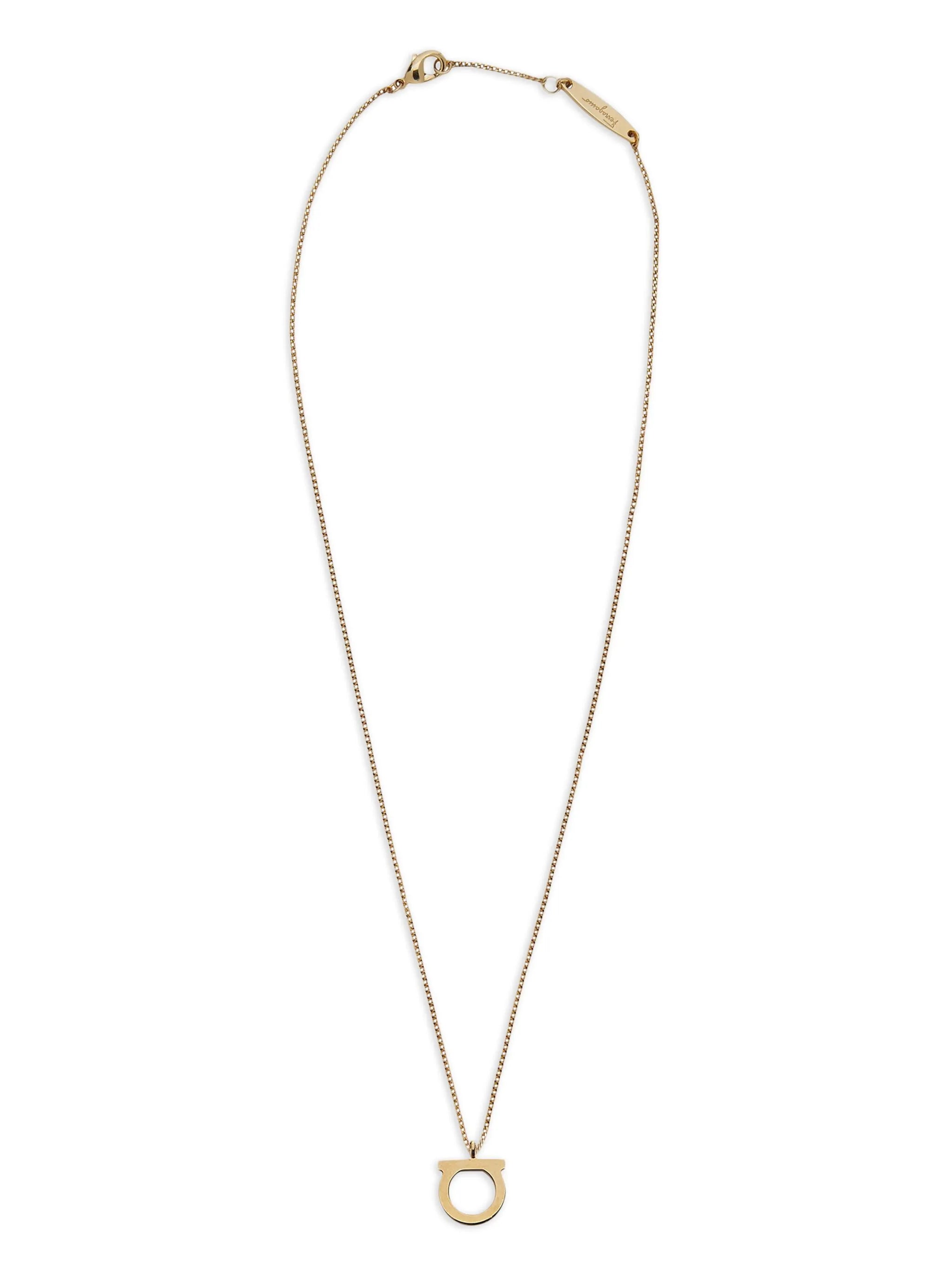 Gancini charm necklace