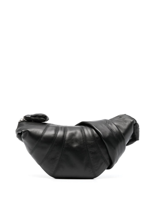 Croissant nappa leather belt bag