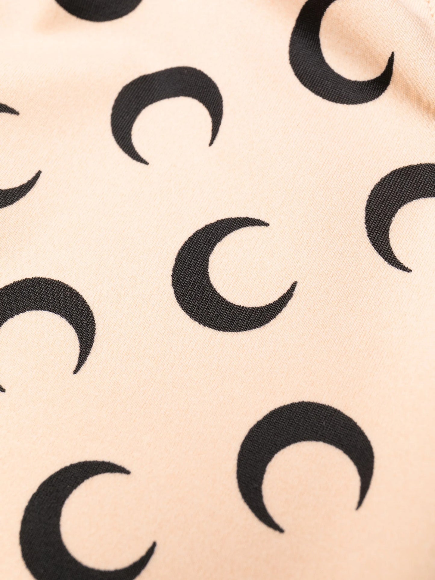 cut-out moon-print swimsuit