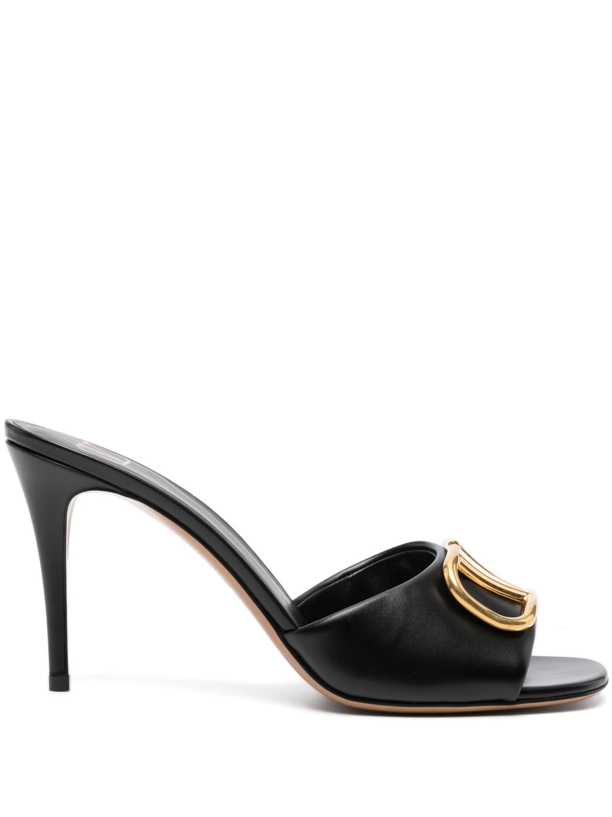103mm VLogo leather sandals