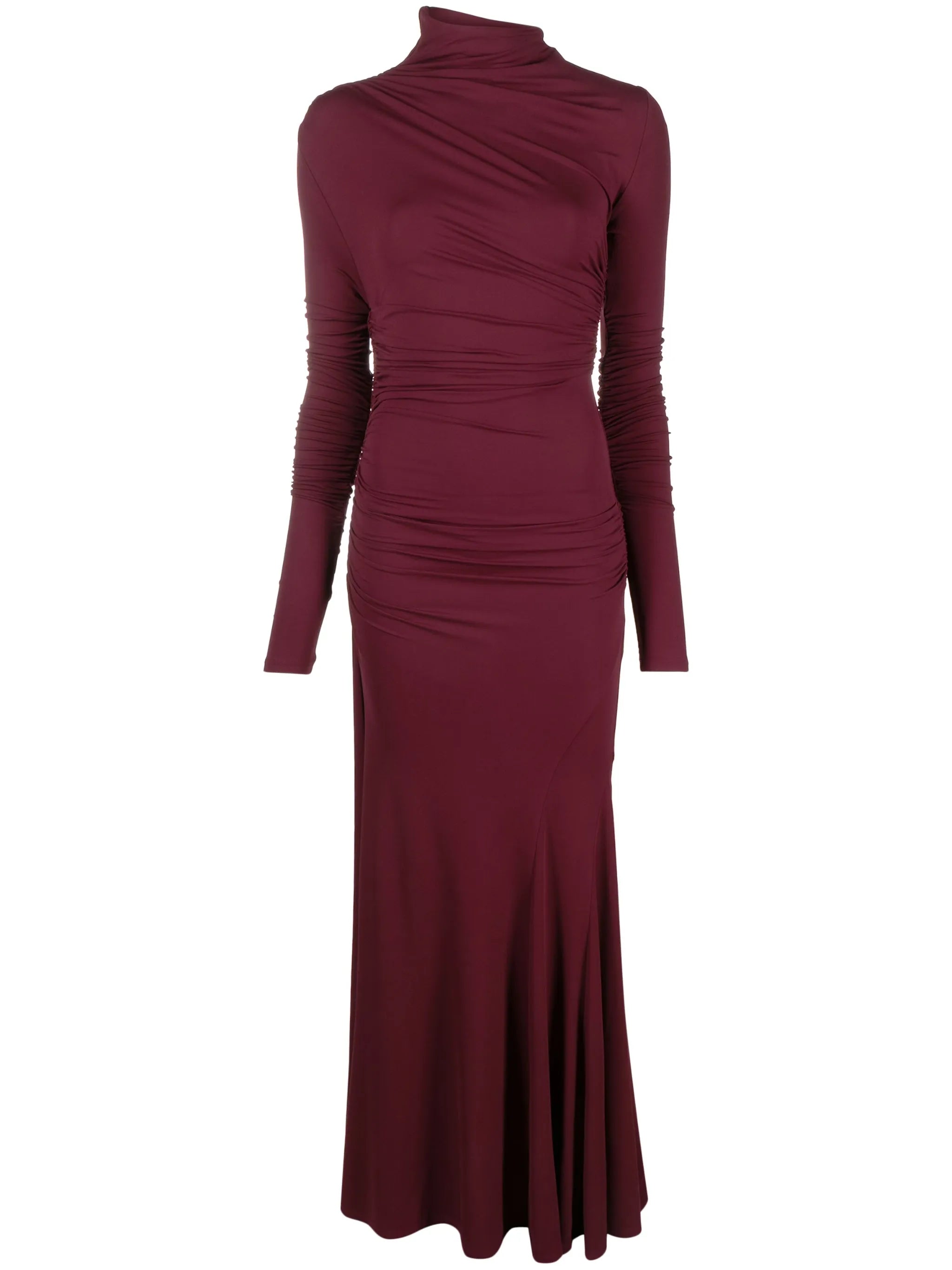 Africa gathered maxi dress