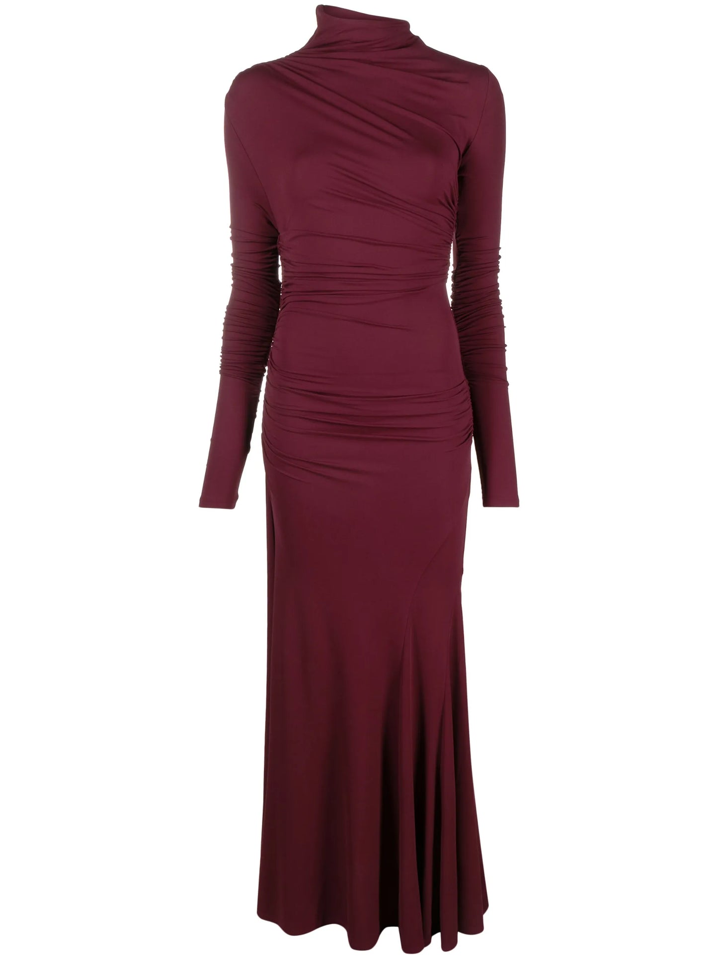 Africa gathered maxi dress