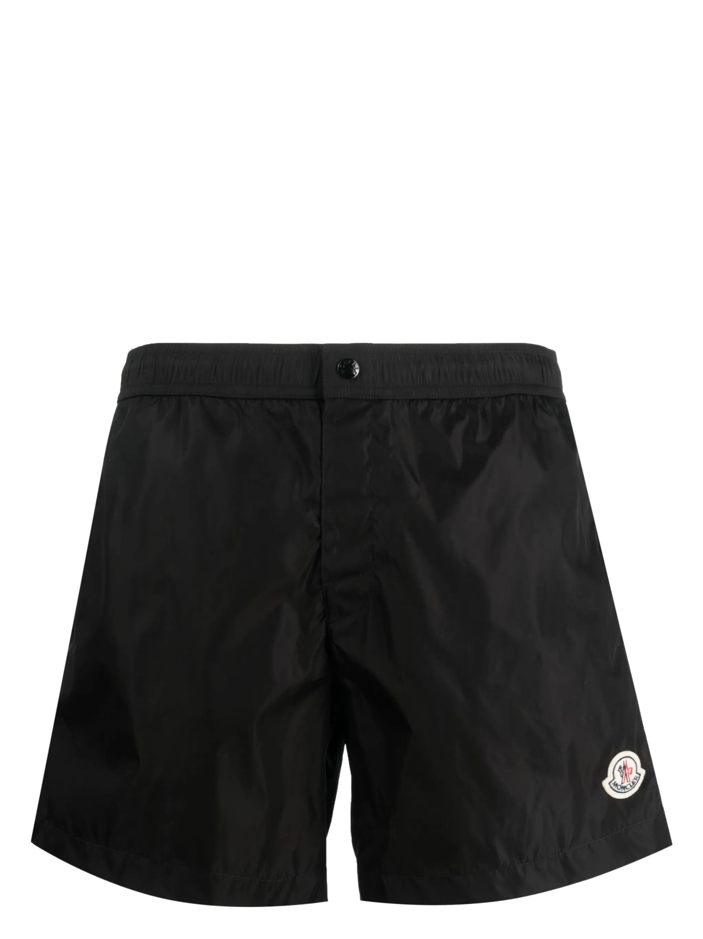 logo-patch swim shorts