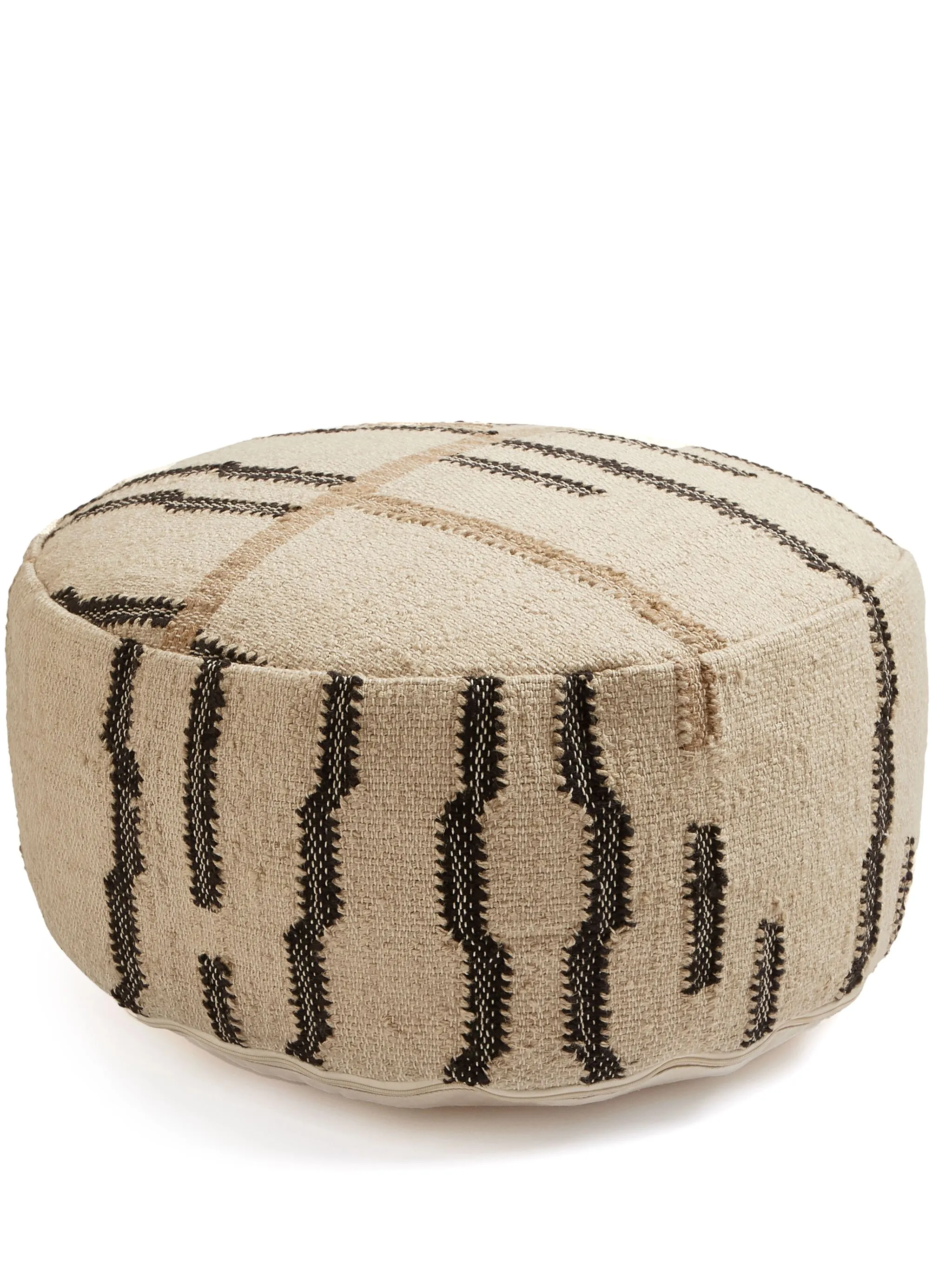 Mallaig round floor cushion natural, round