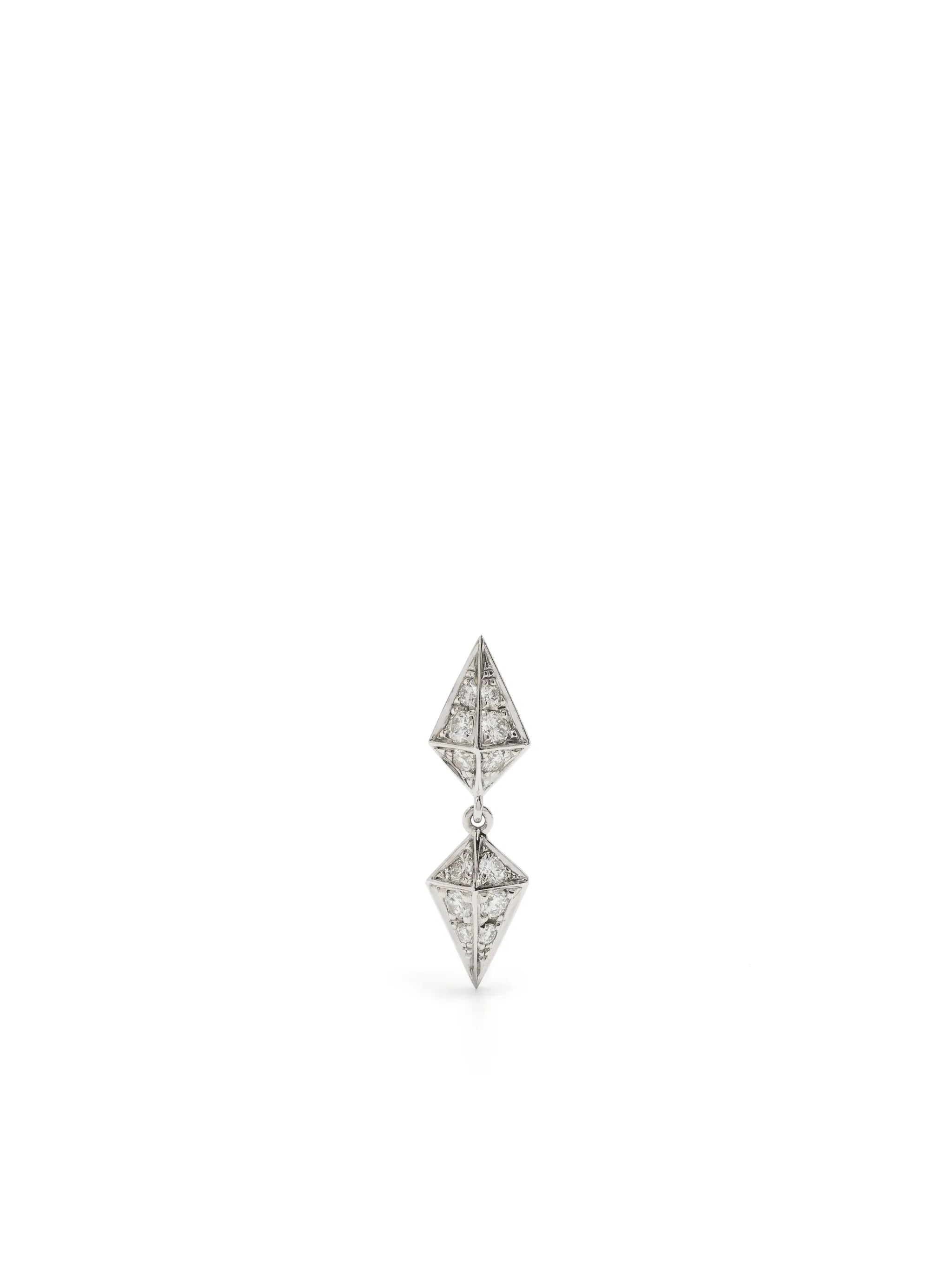Rockaway diamond single earring