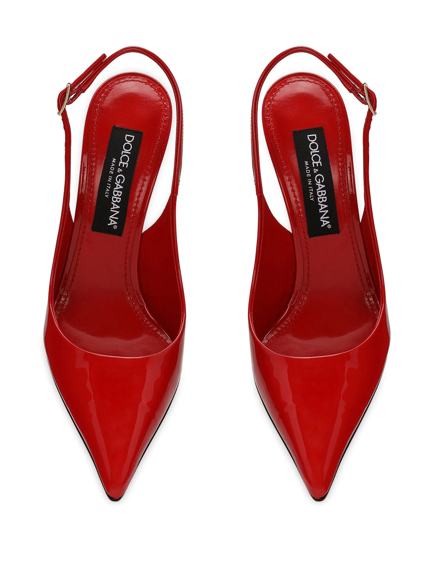 patent-leather pumps
