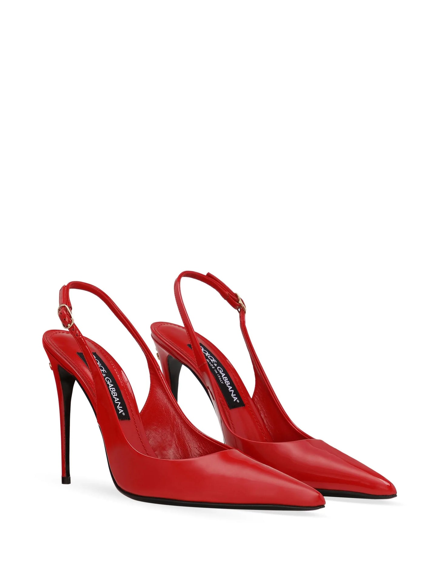 patent-leather pumps
