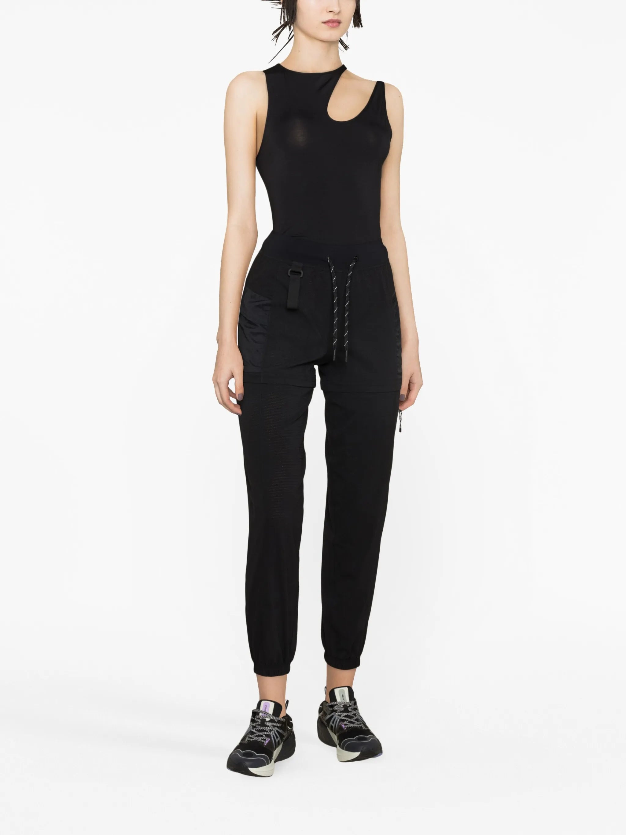cut-out yoga tank top