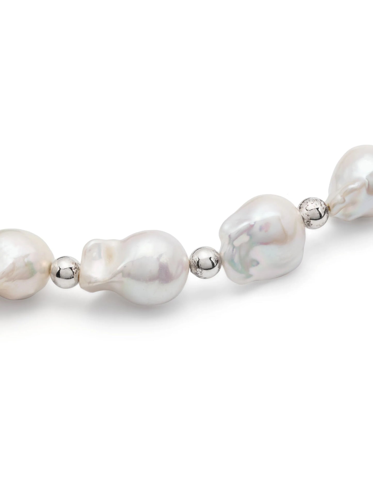 Fireball beaded pearl bracelet