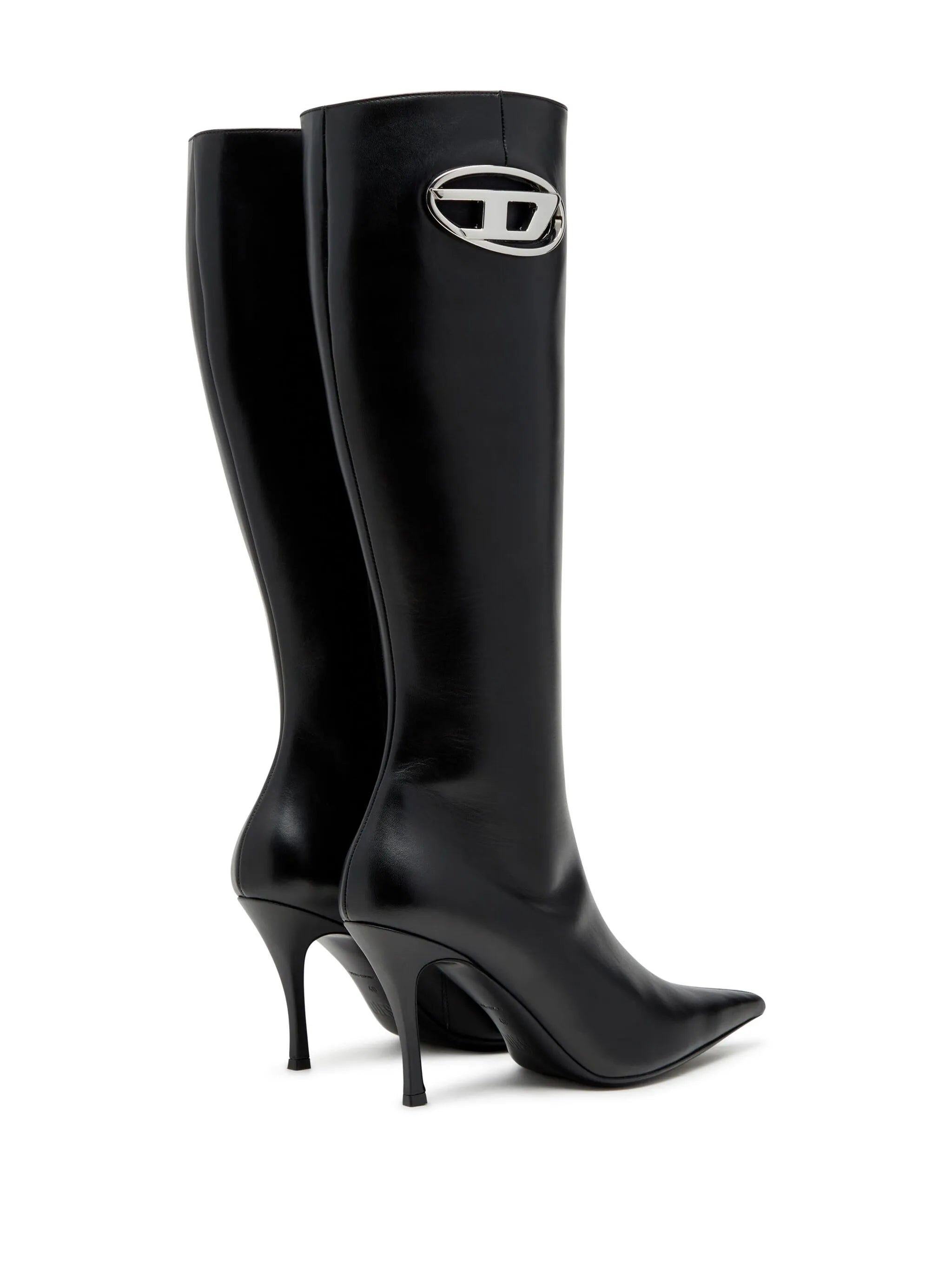 D-Venus logo-plaque leather boots