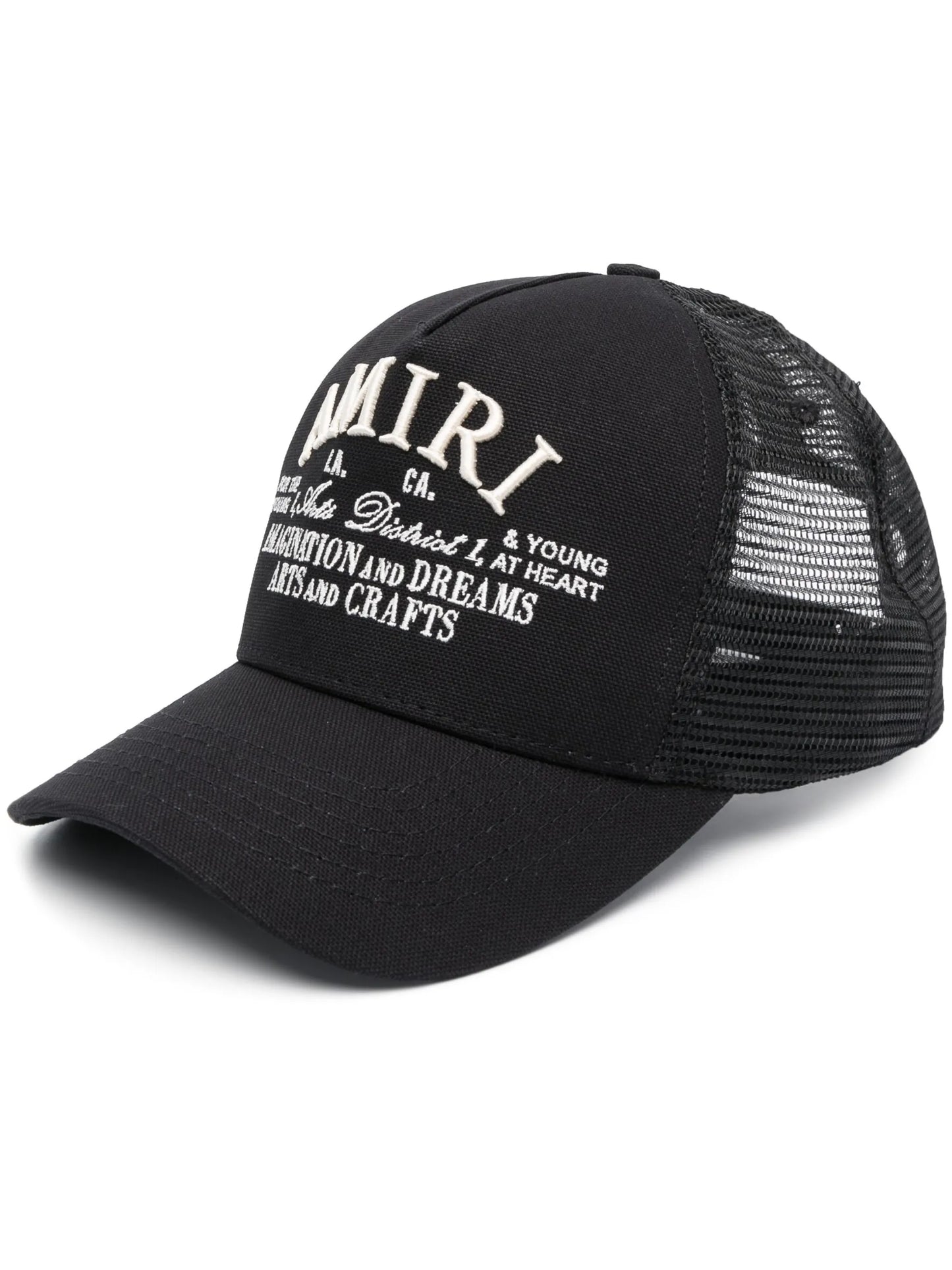 logo-embroidered cotton cap