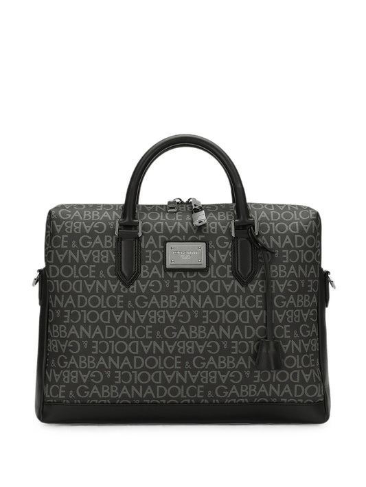 logo print laptop case
