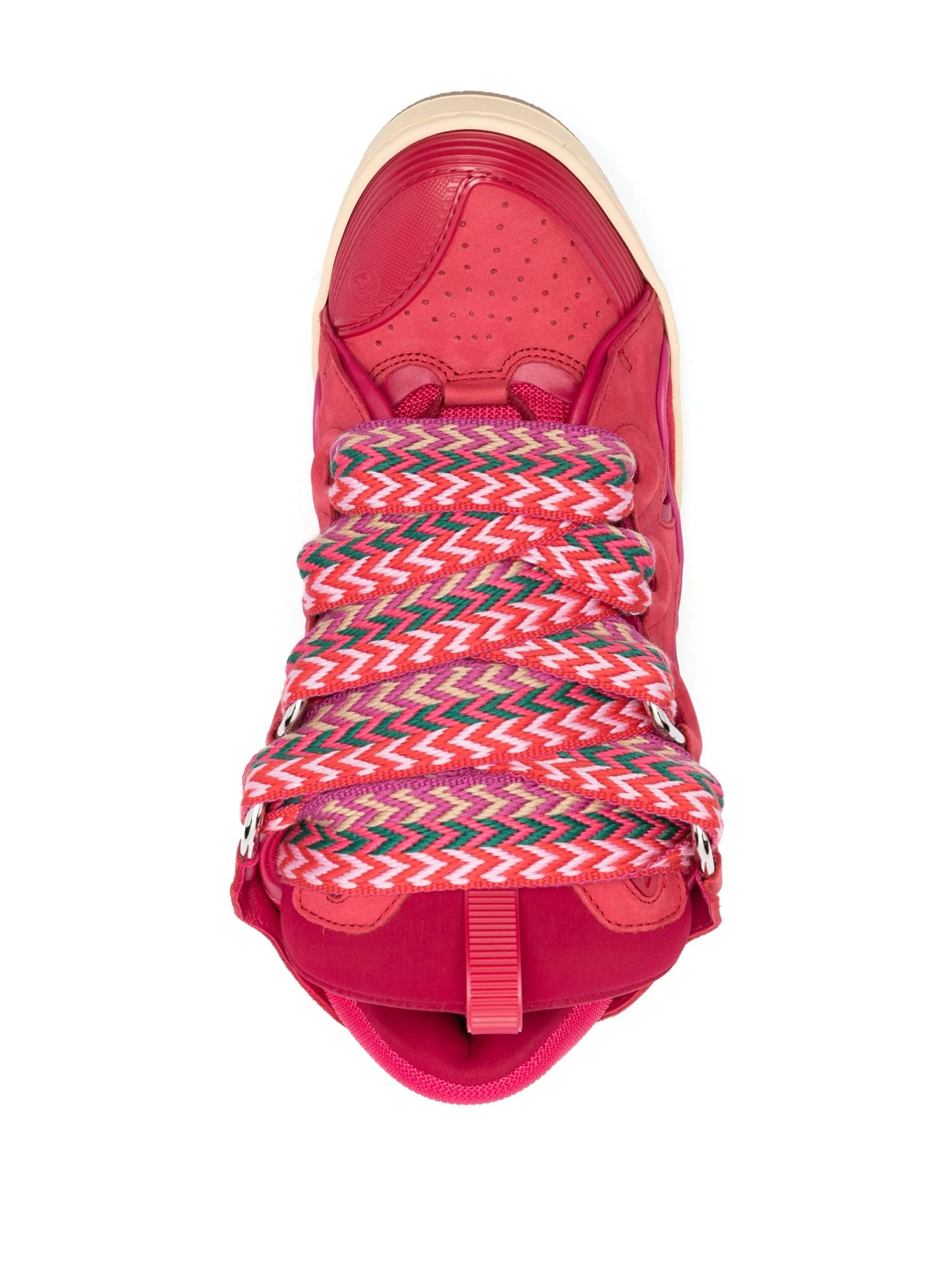 Curb chunky leather sneakers