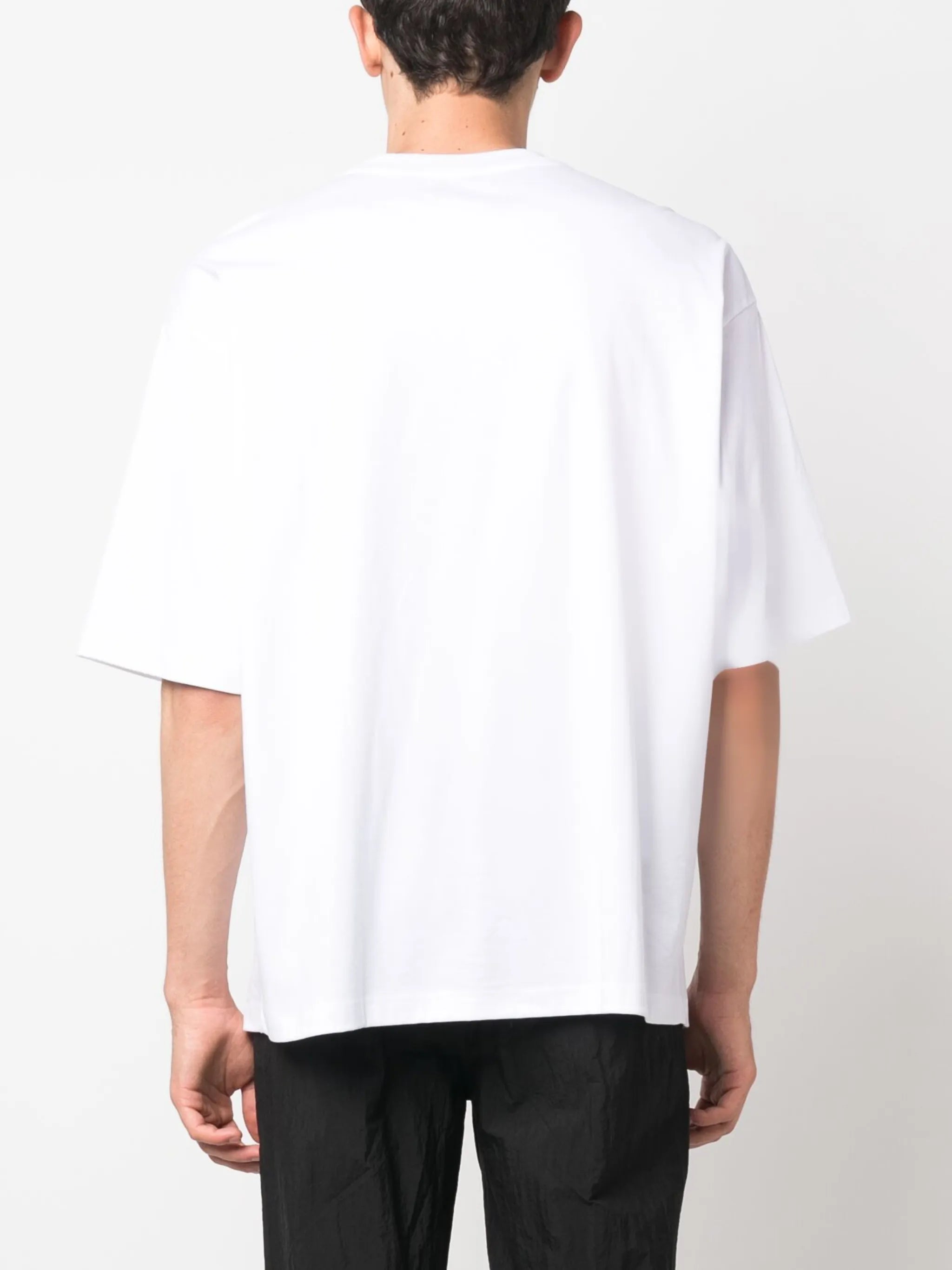 Curb embroidered cotton T-shirt