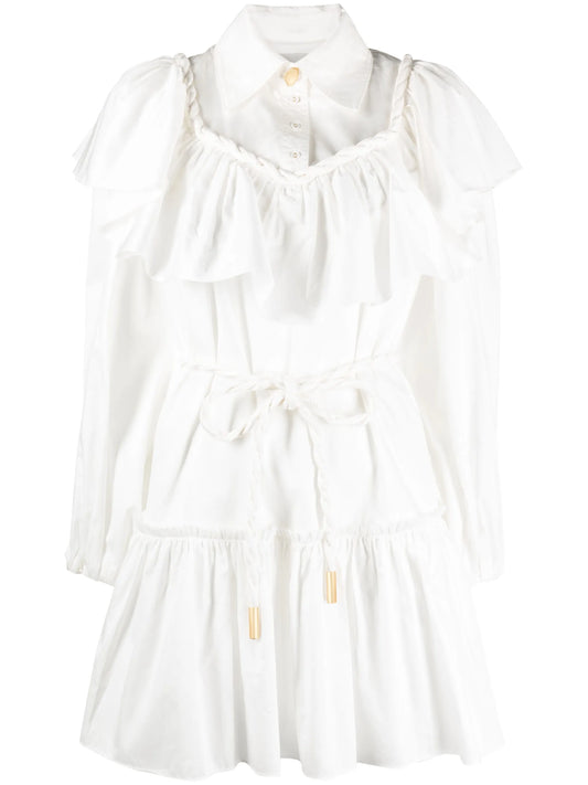 Dahlia ruffled minidress