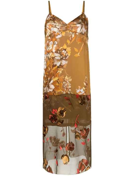 Damiana floral-print midi dress