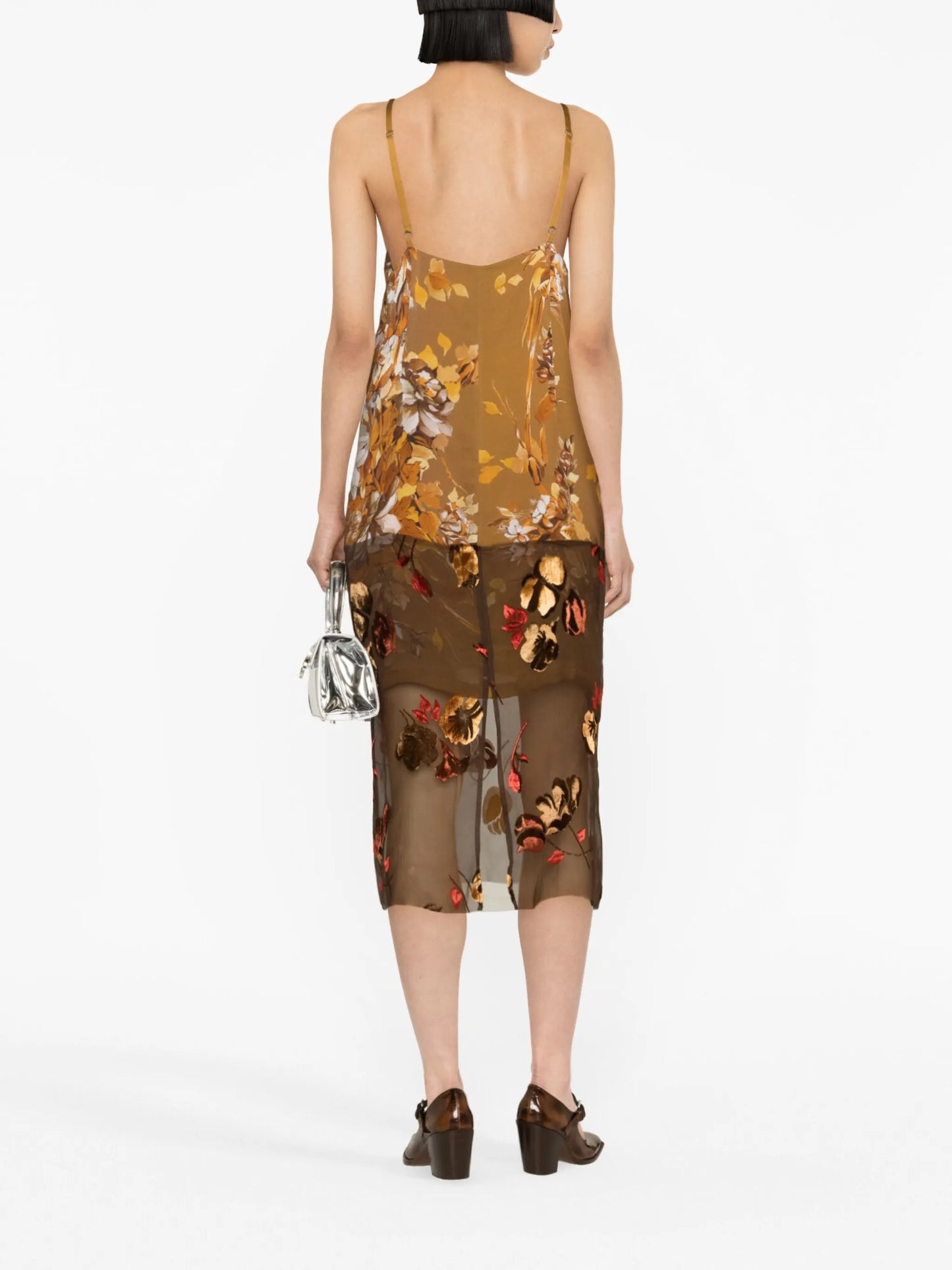 Damiana floral-print midi dress
