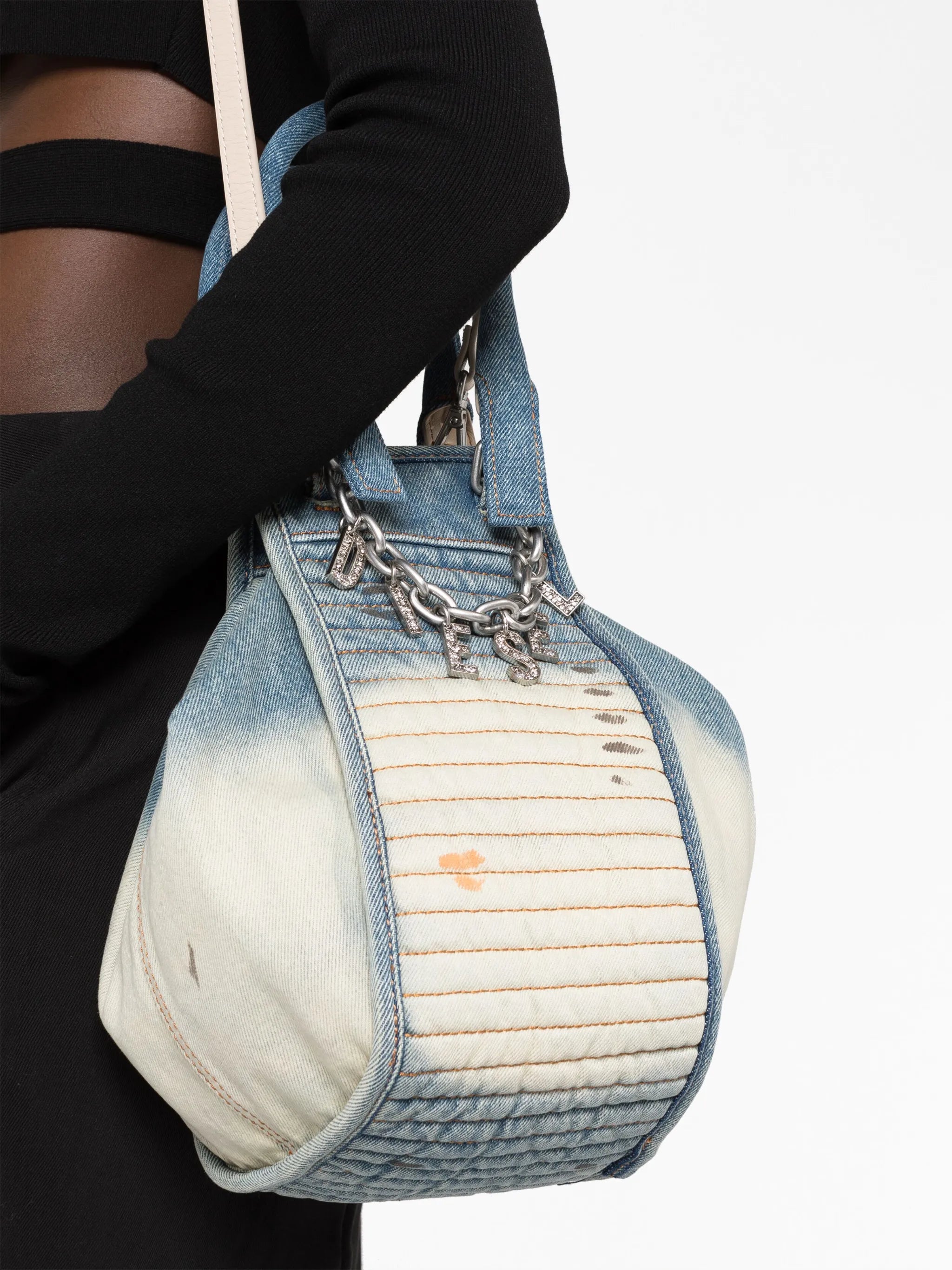 D-VINA S denim hand bag