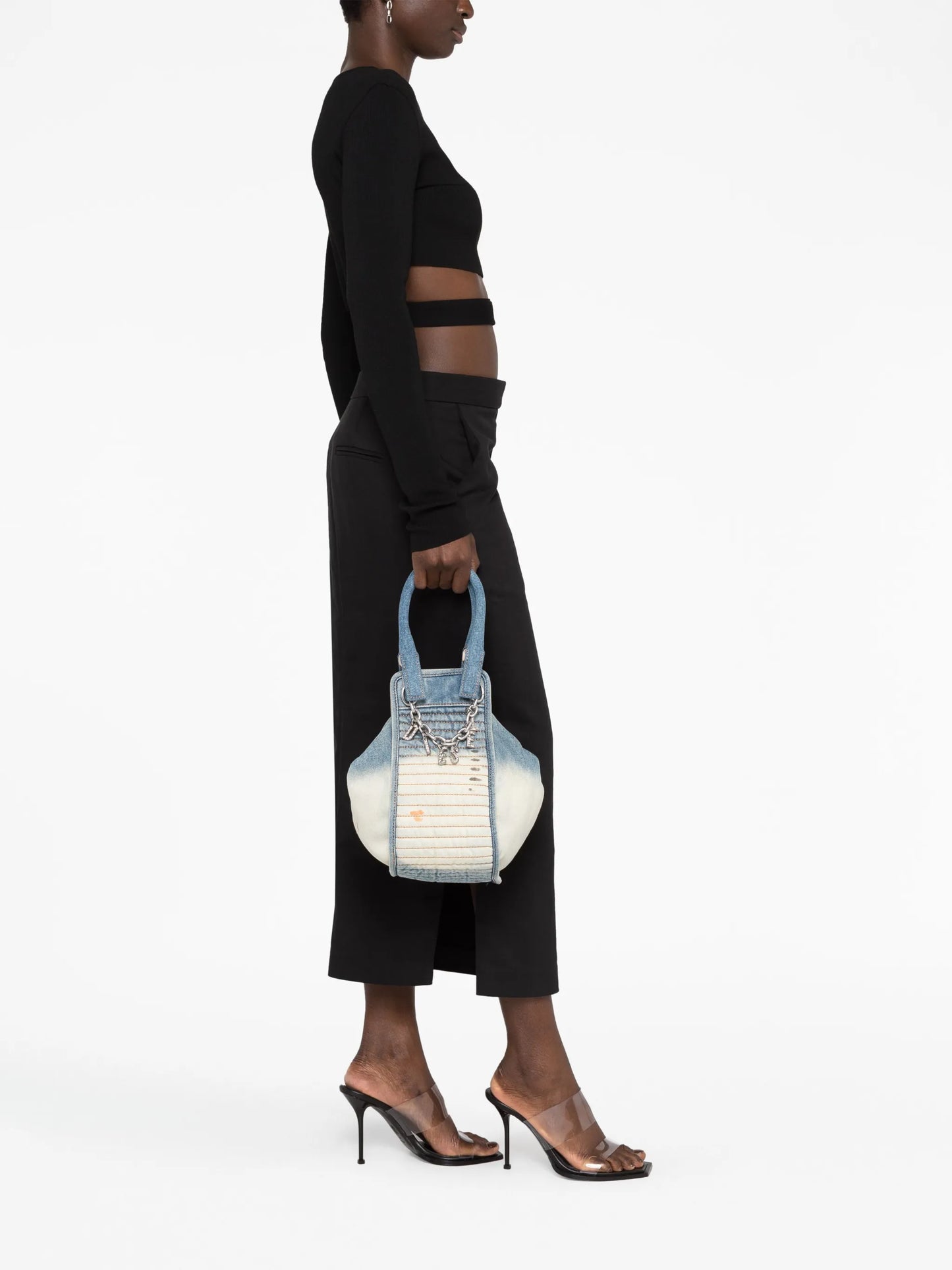 D-VINA S denim hand bag