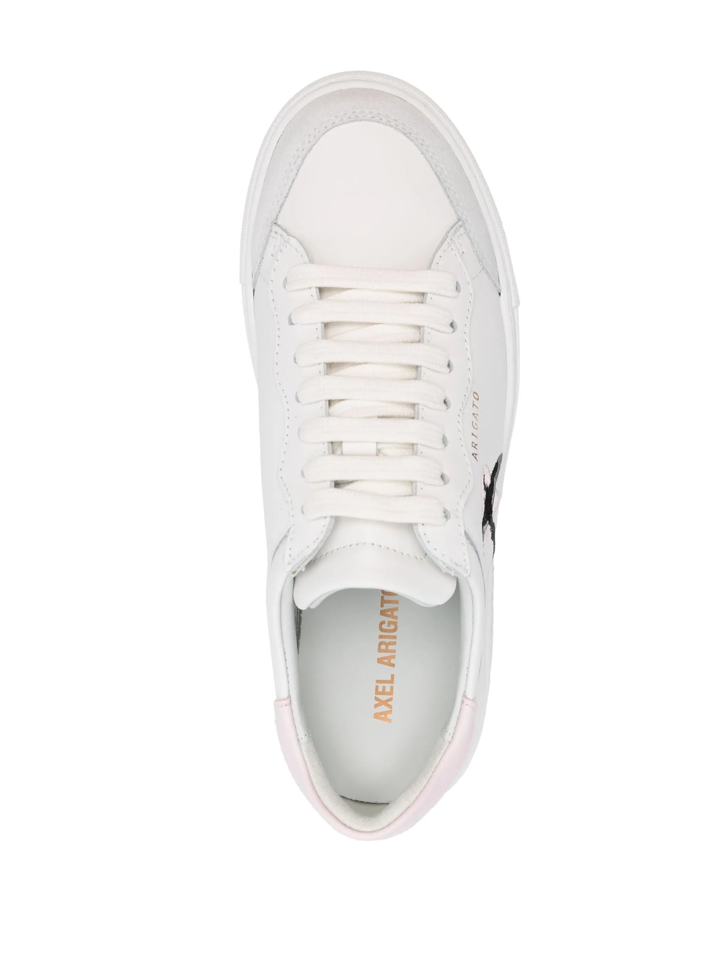 Clean 90 embroidered leather sneakers