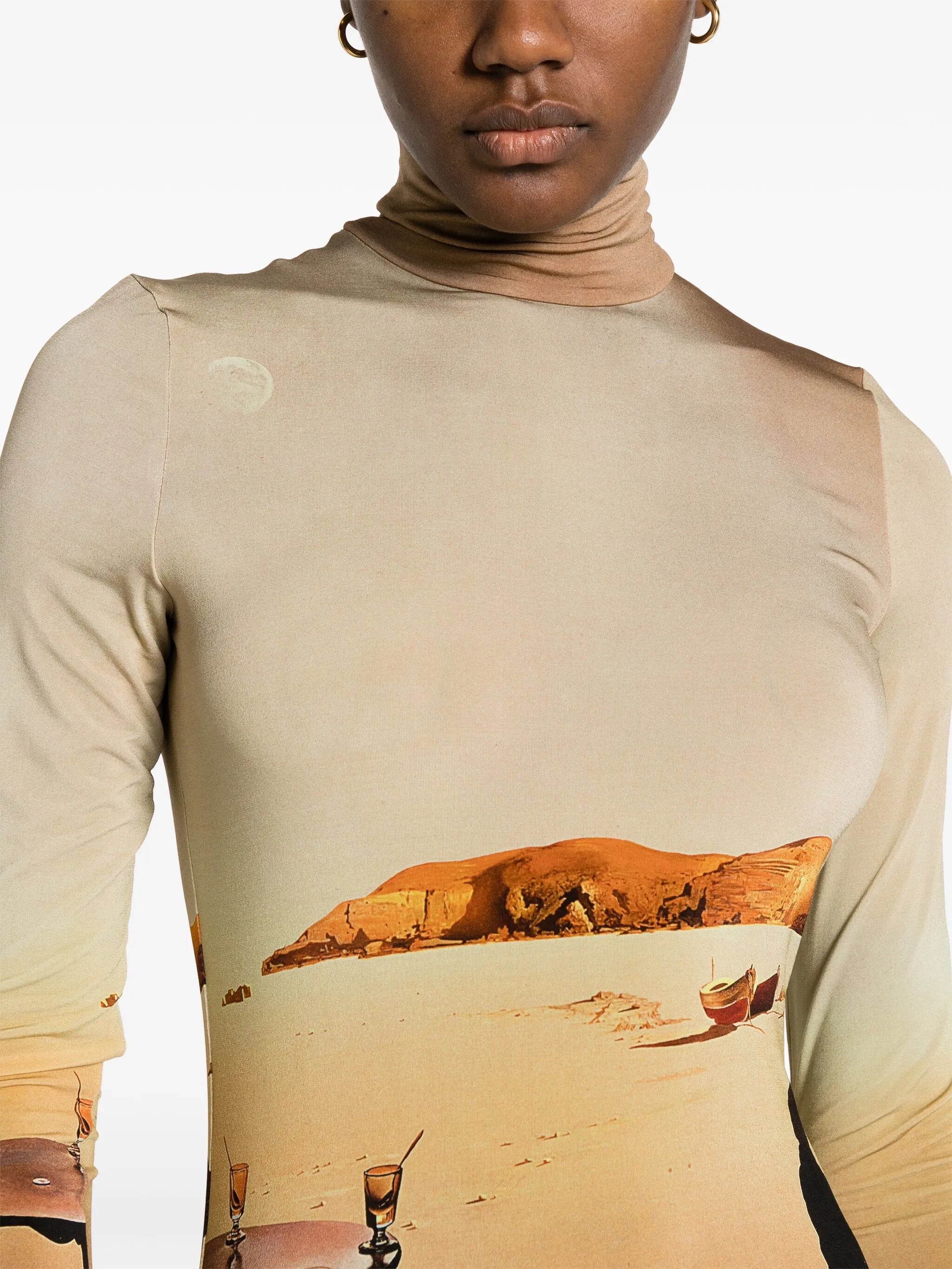 Dali's Sun Table-print top