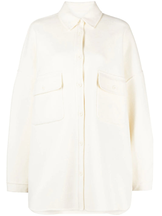 Dallas wool-blend overshirt
