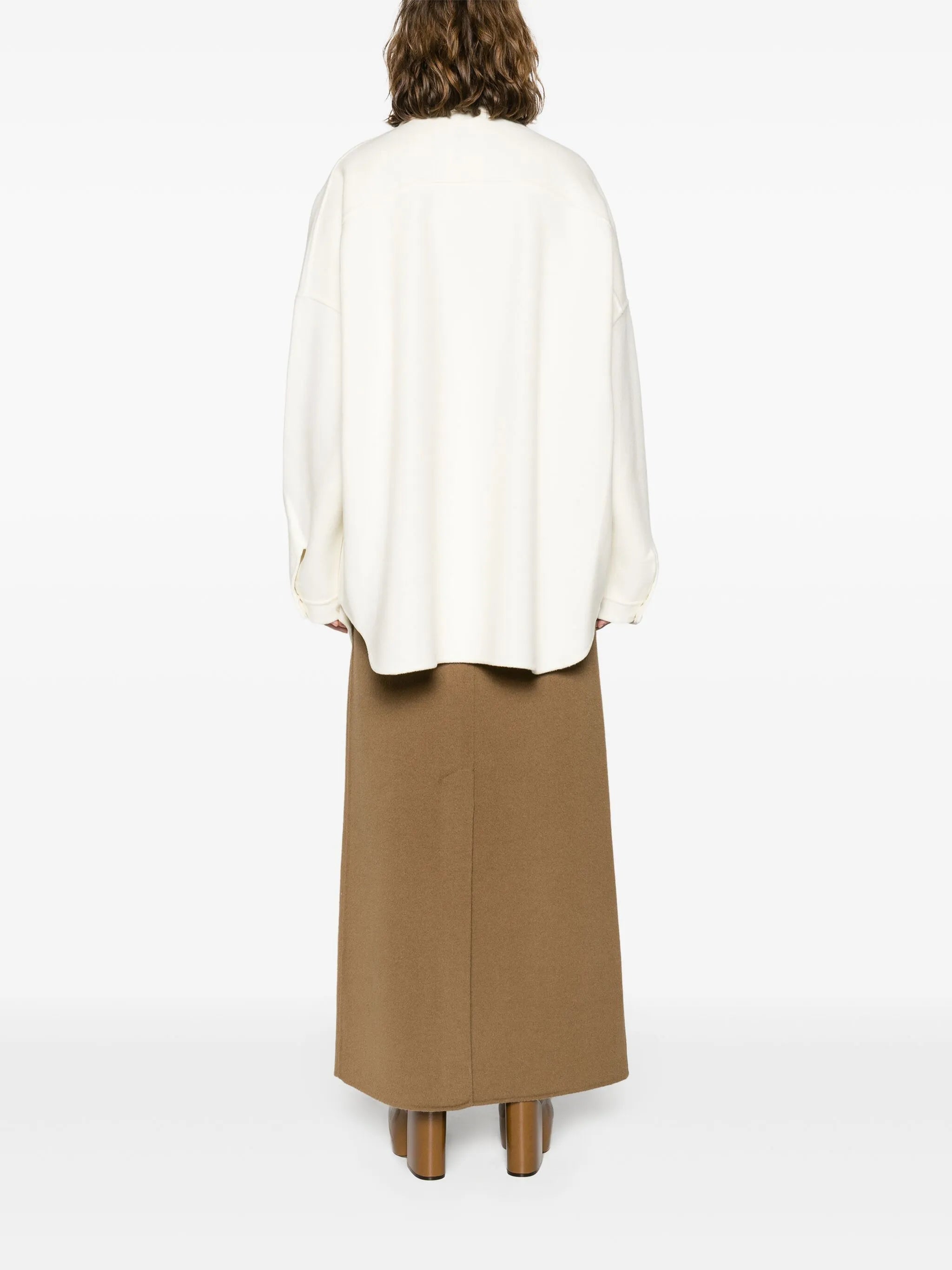 Dallas wool-blend overshirt