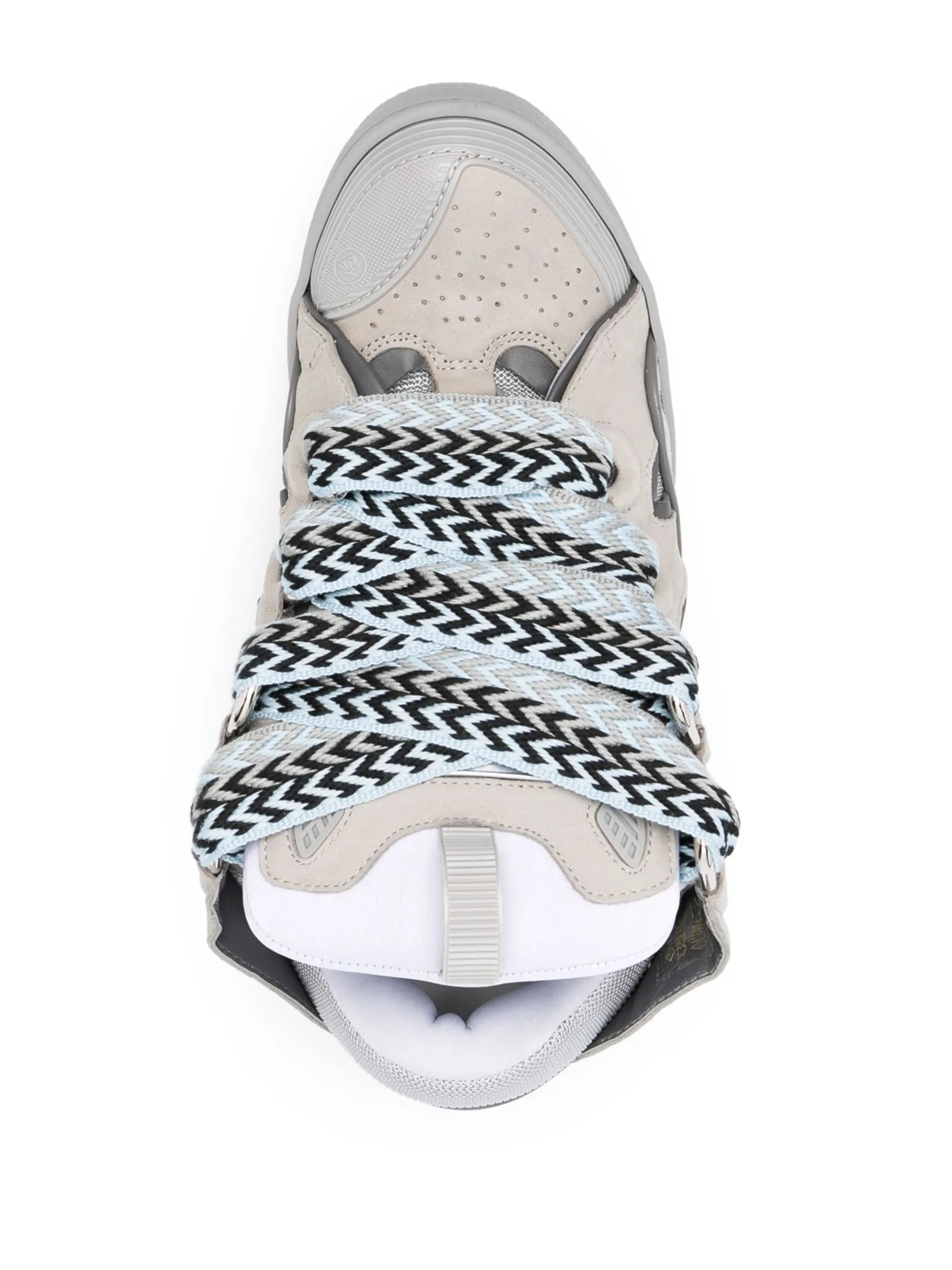 Curb chunky leather sneakers