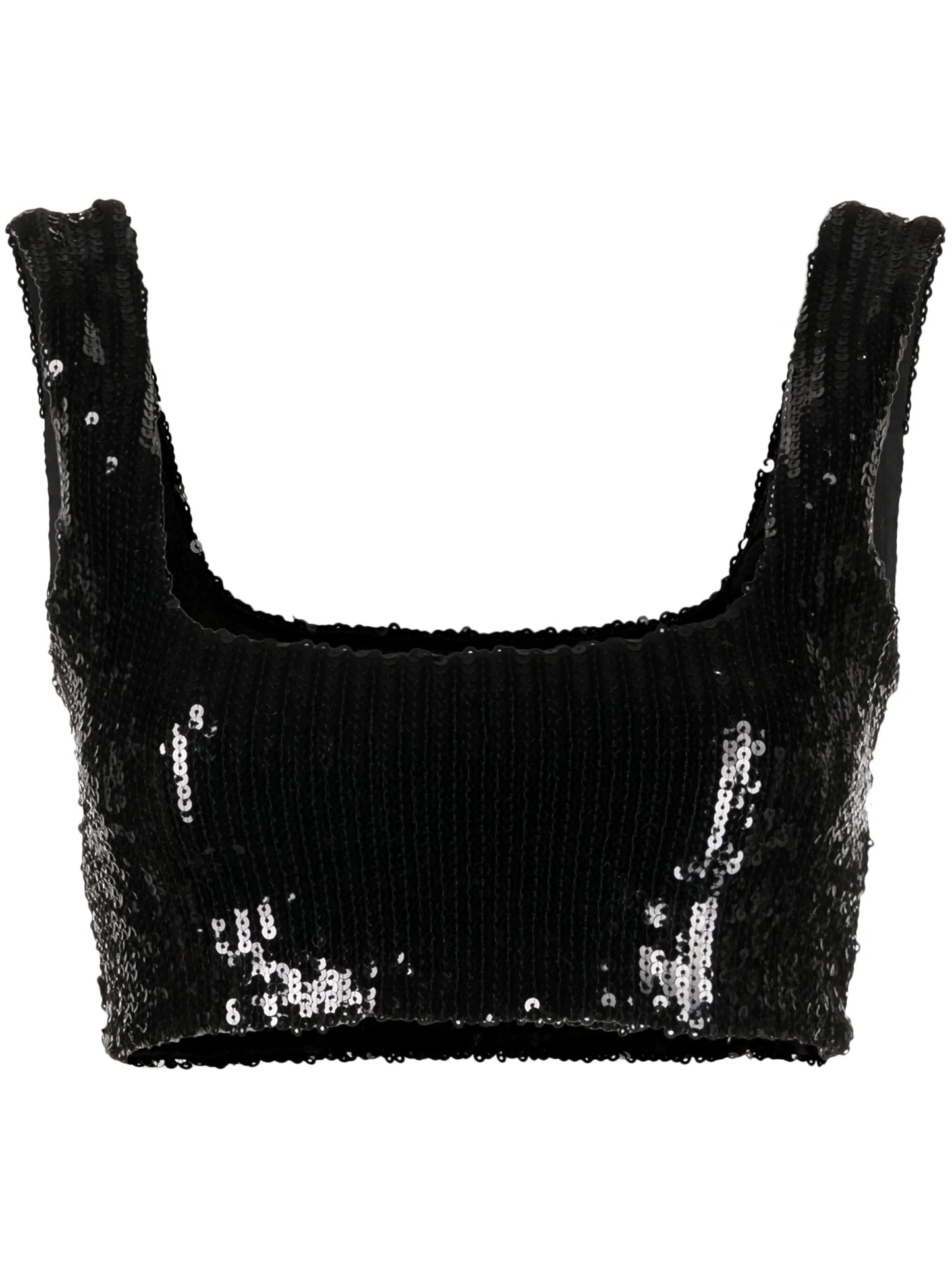 Beating Heart sequin crop top