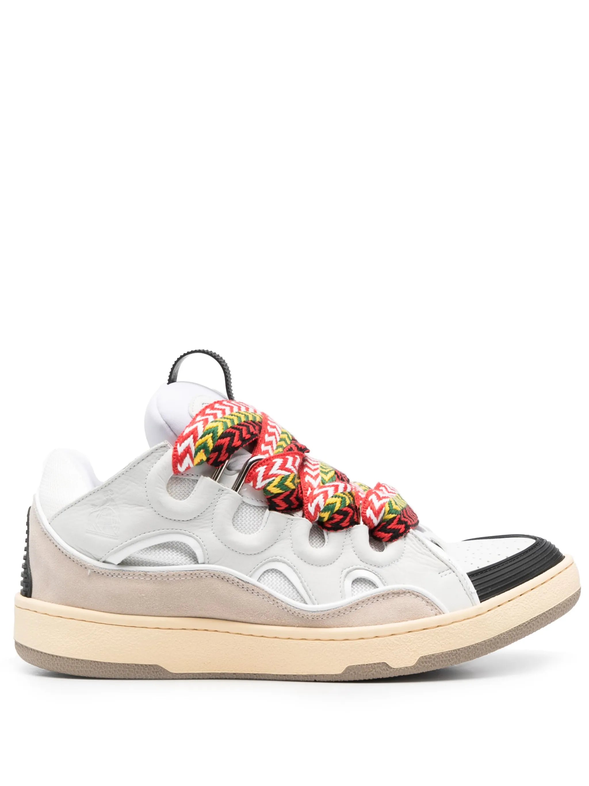 Curb low-top leather sneakers