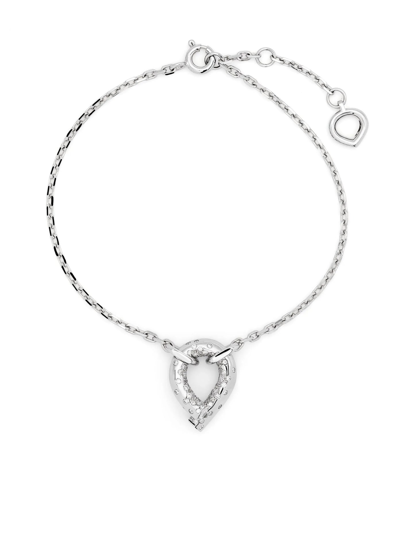 18kt white gold Oera diamond chain bracelet
