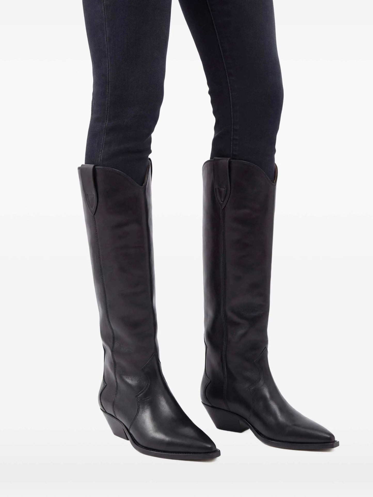 Denvee cuban-heel boots