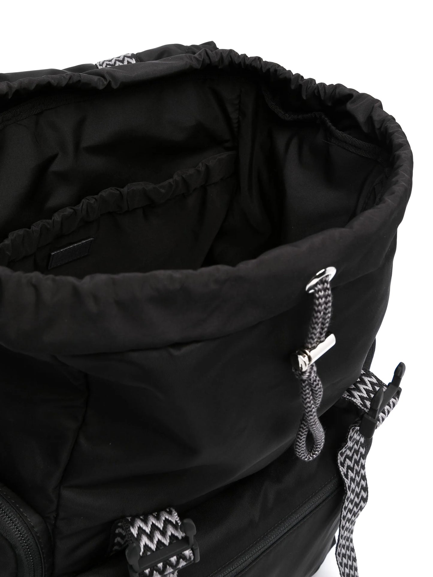 Curb strap-detail backpack