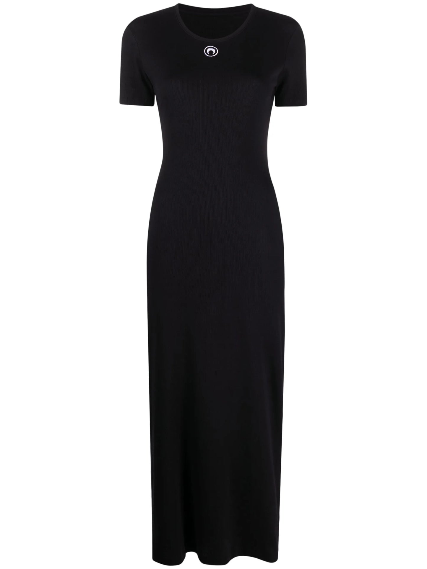 Moon-detail midi dress