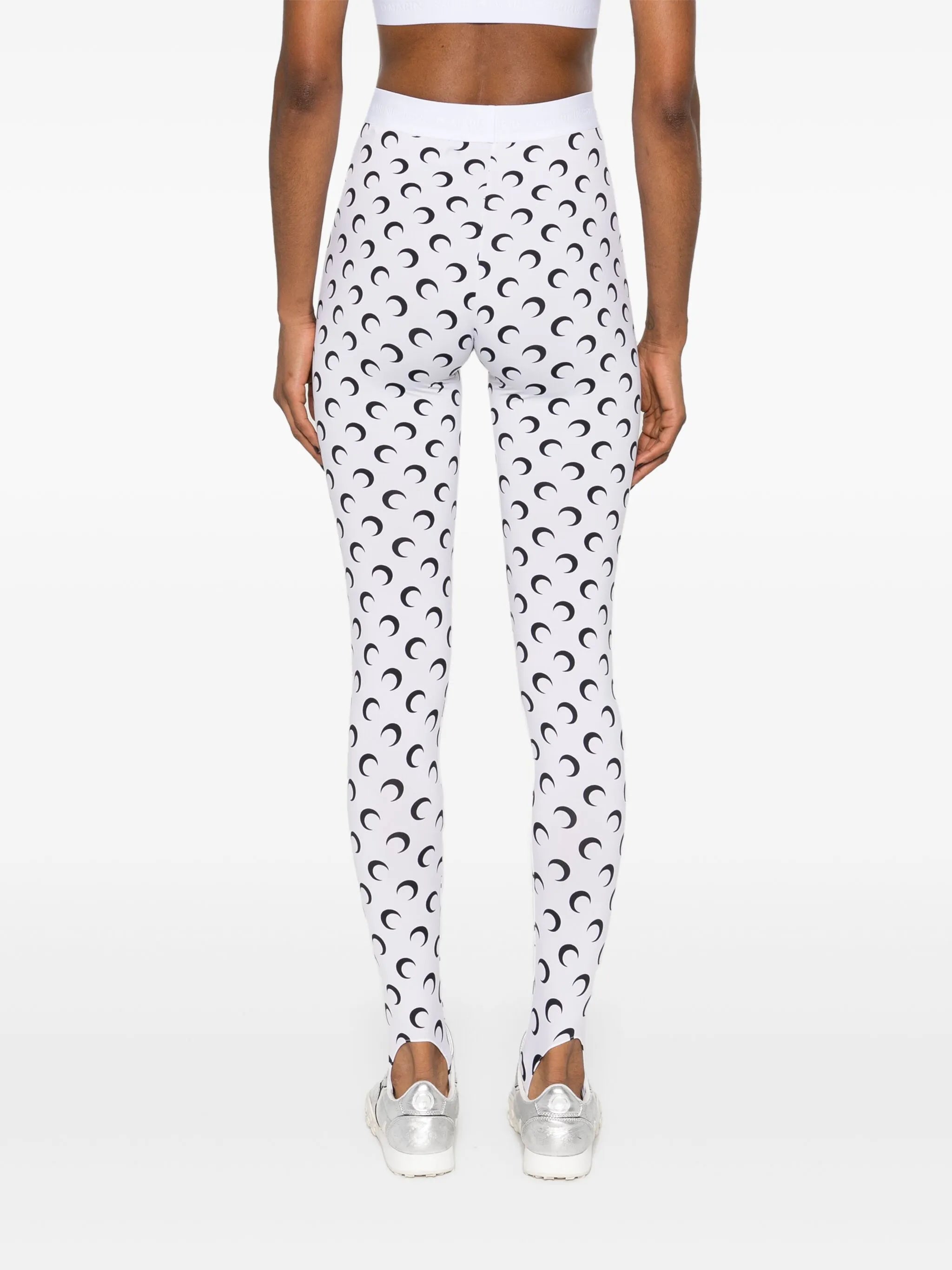 Moon-print leggings