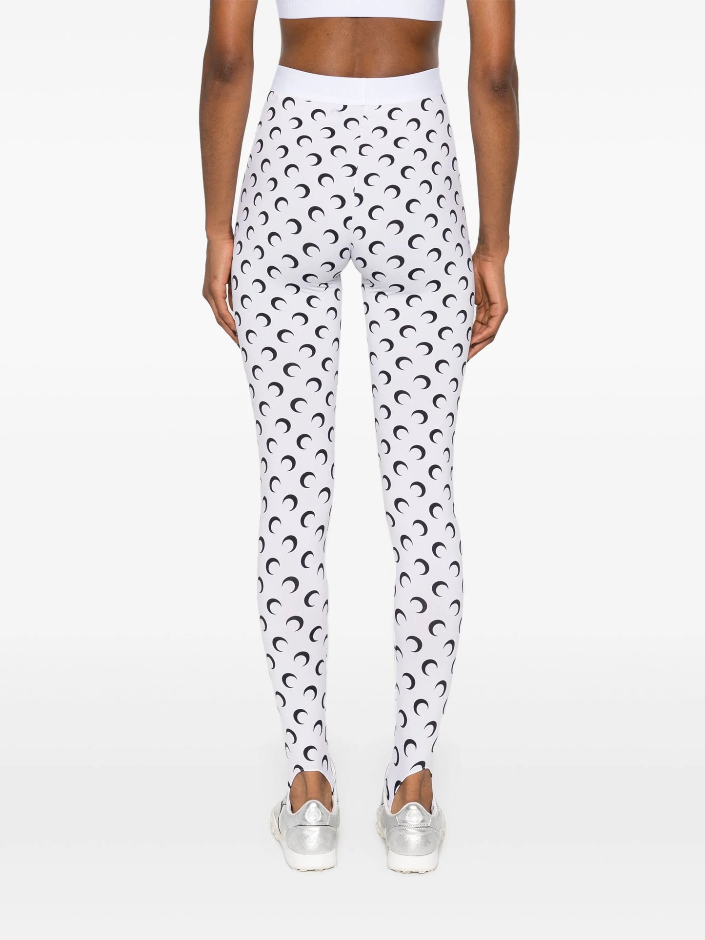 Moon-print leggings